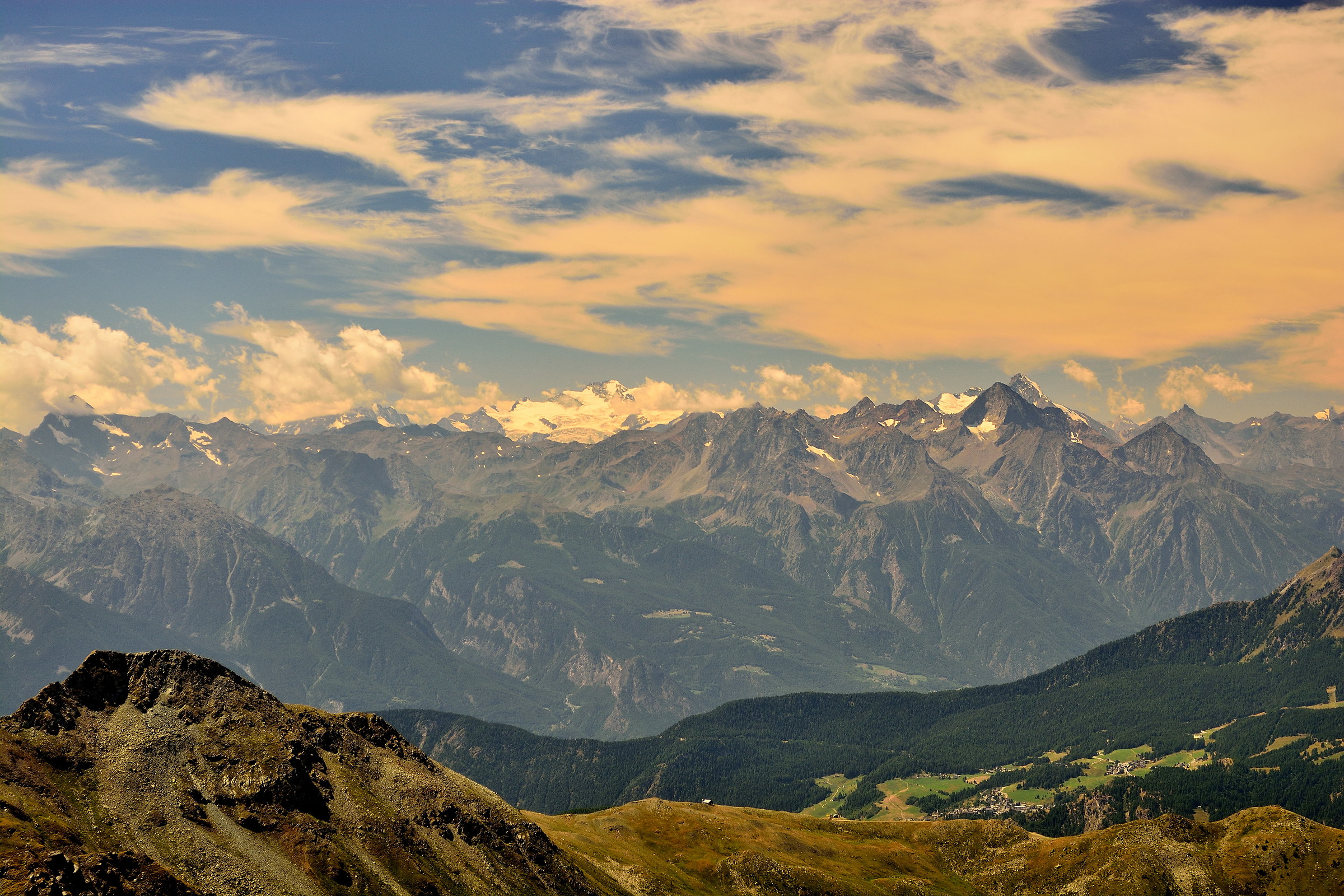 Gran Paradiso in the background