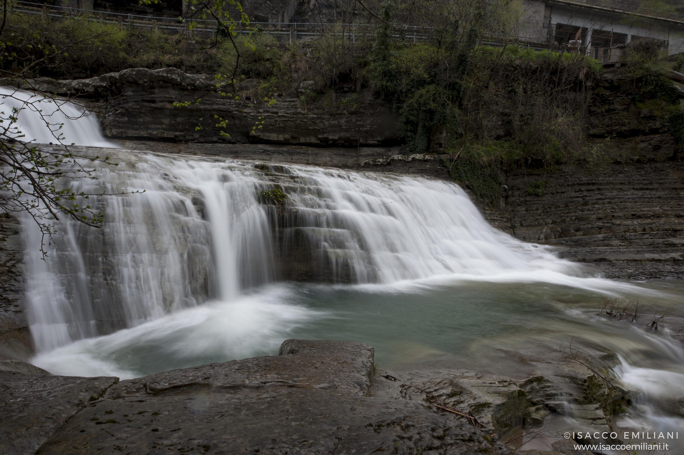 Cascate invernali nei pressi di Marrani