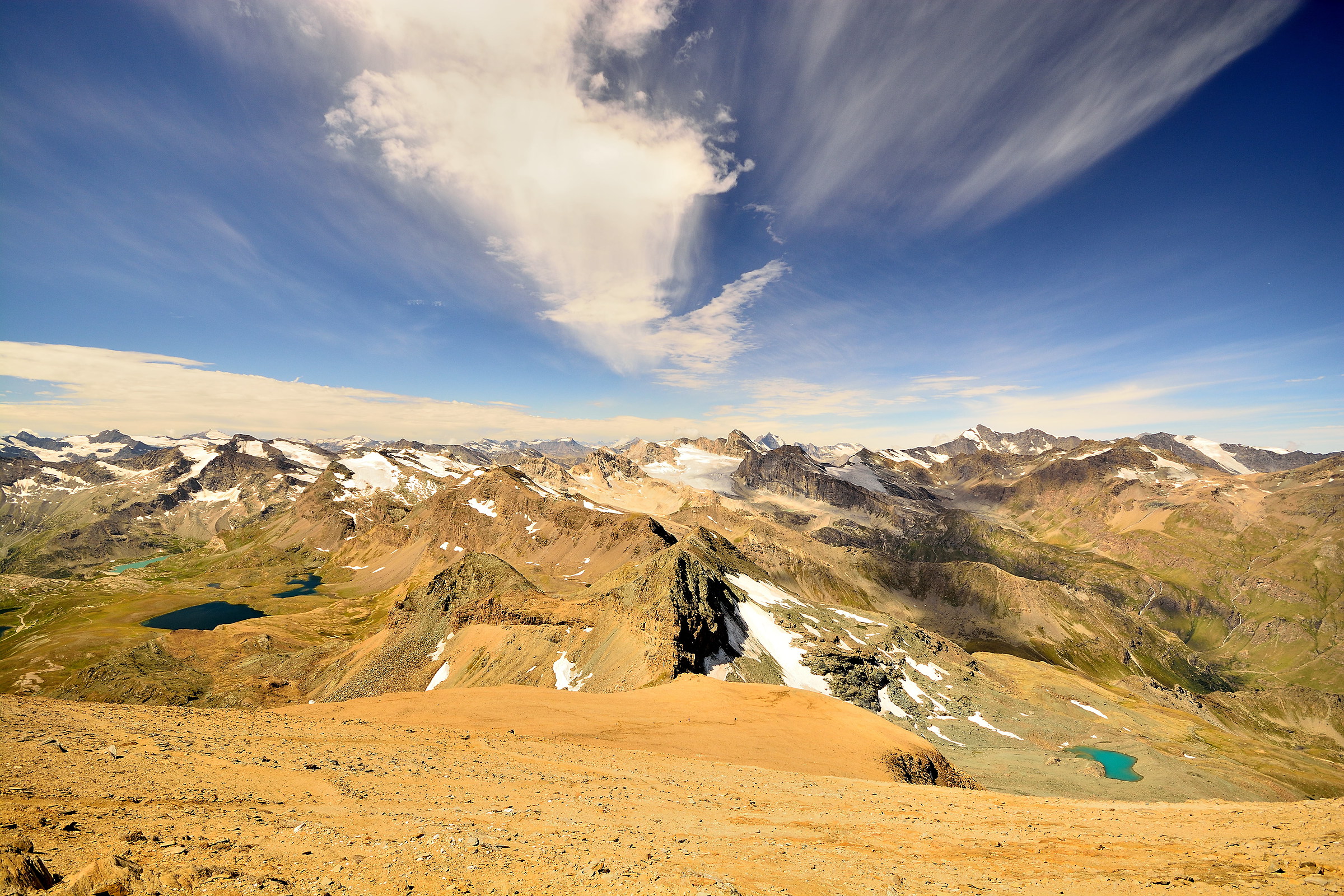from the top of taou Blanc