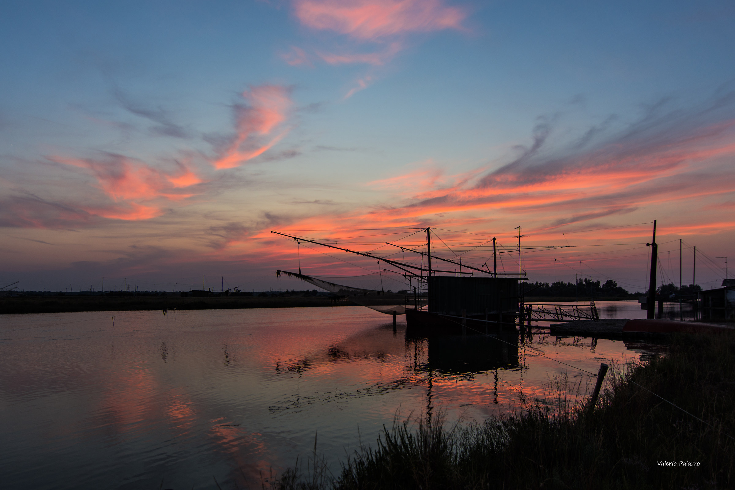 il capanno al tramonto