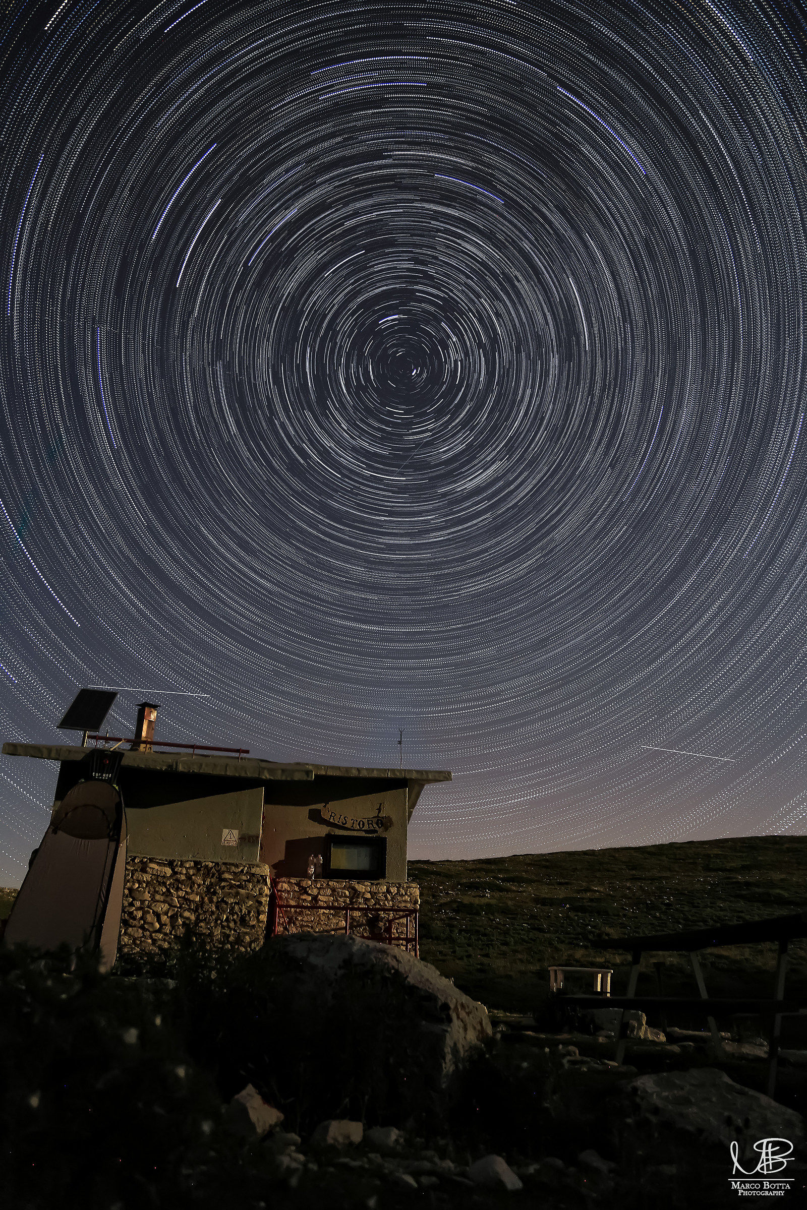 Startrails Mount Velino