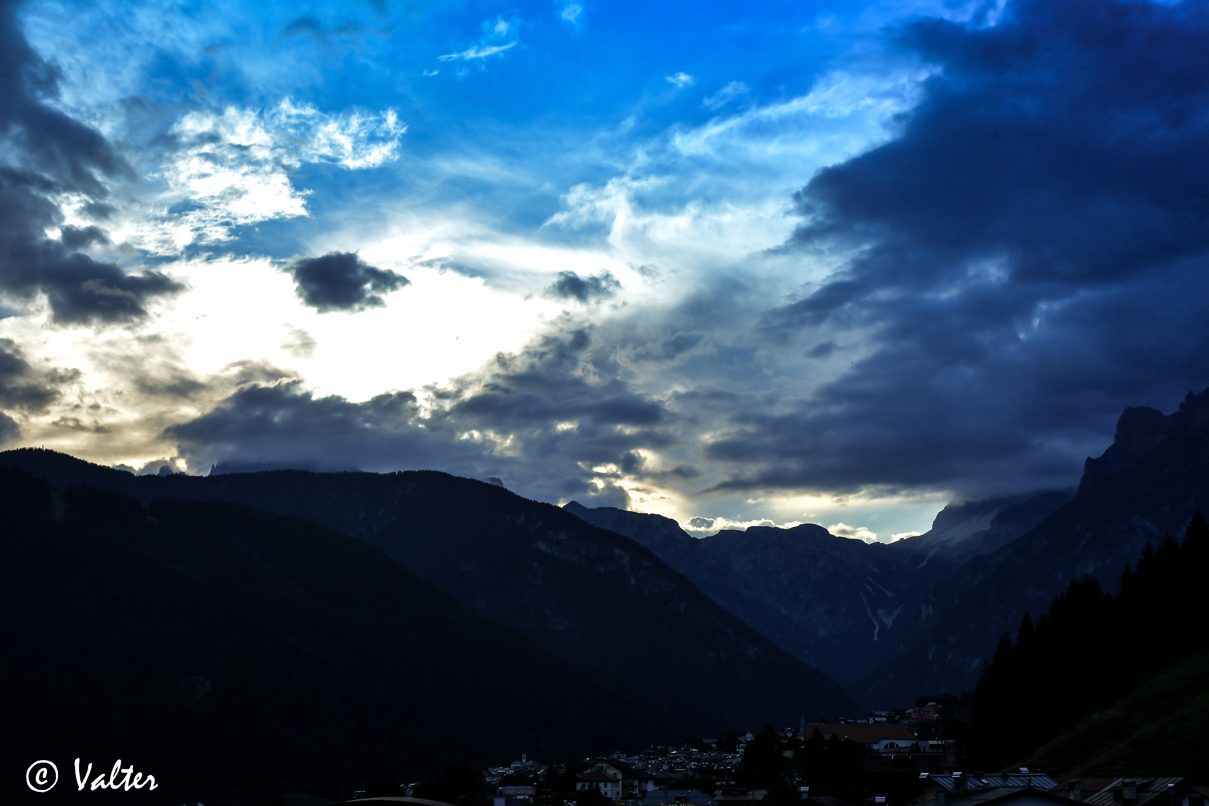 Tramonto su Auronzo