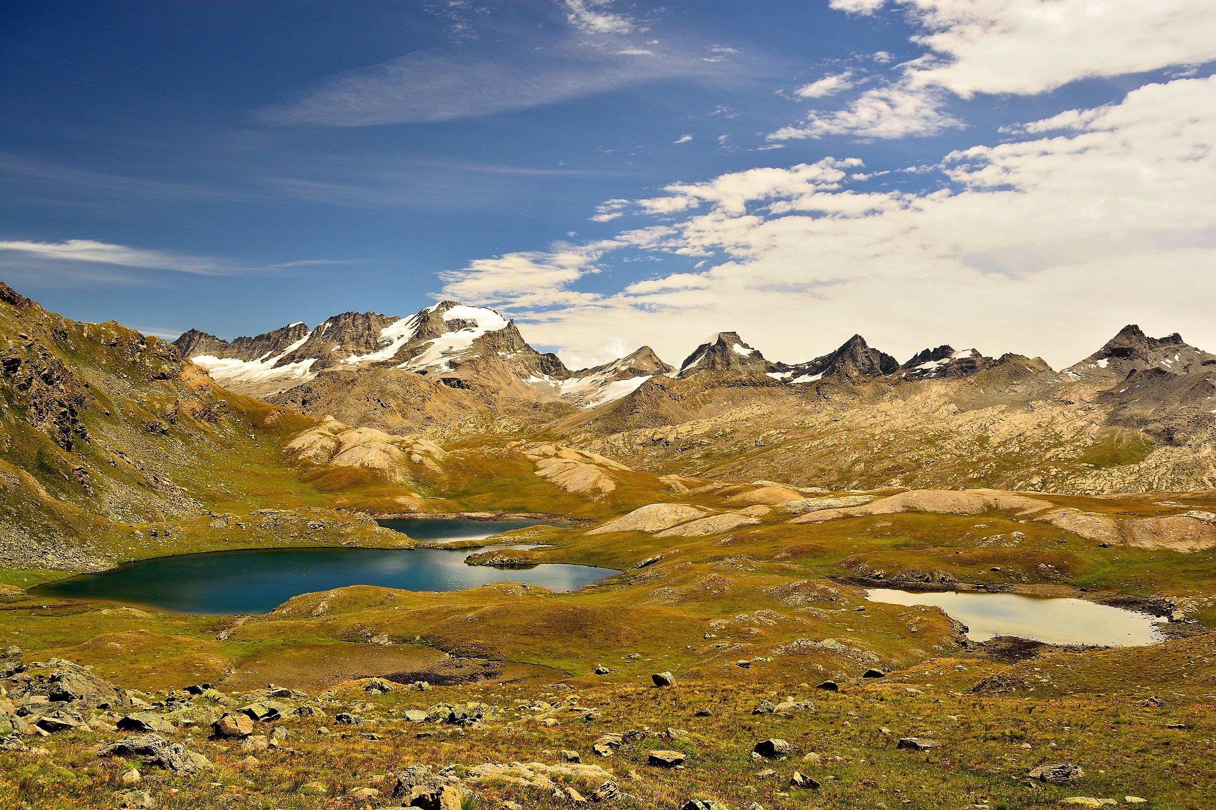 The Lakes Trebecchi and Gran Paradiso