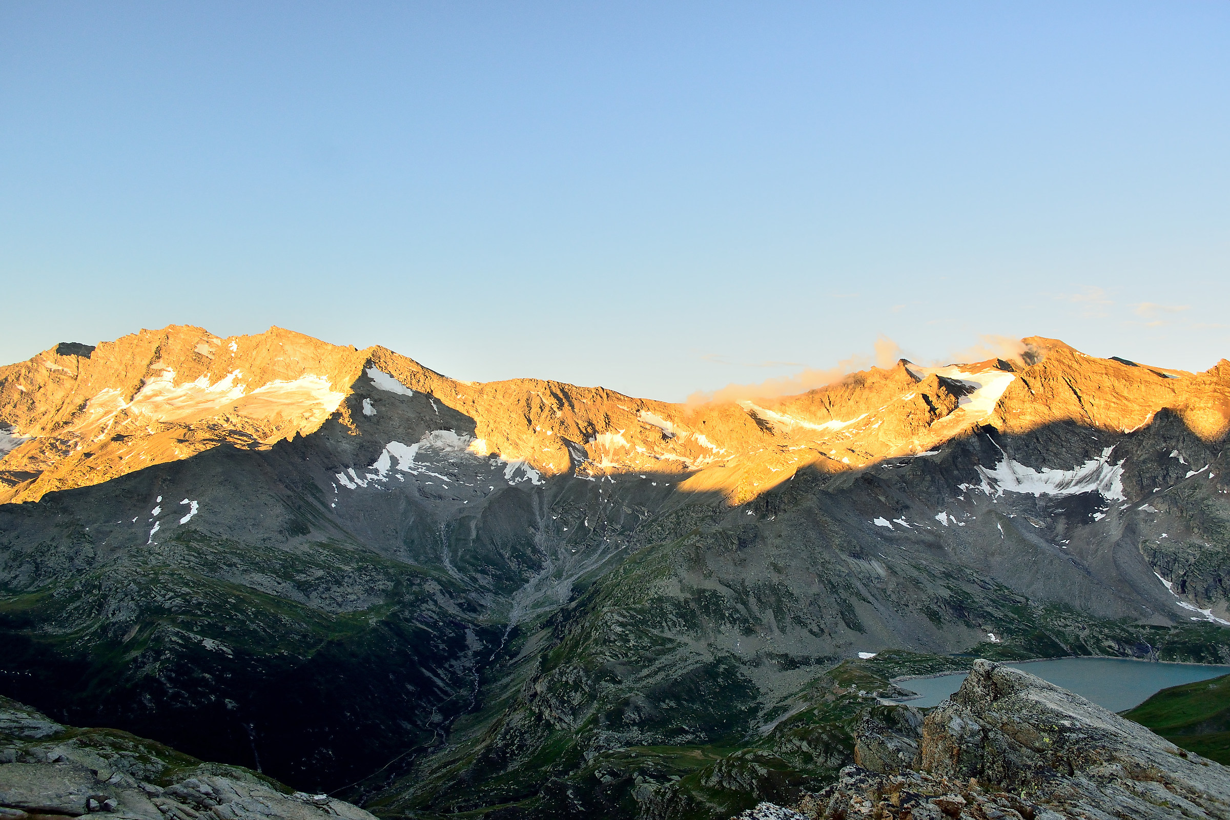 Levanna, Aiguille Rousse and lake Serru '