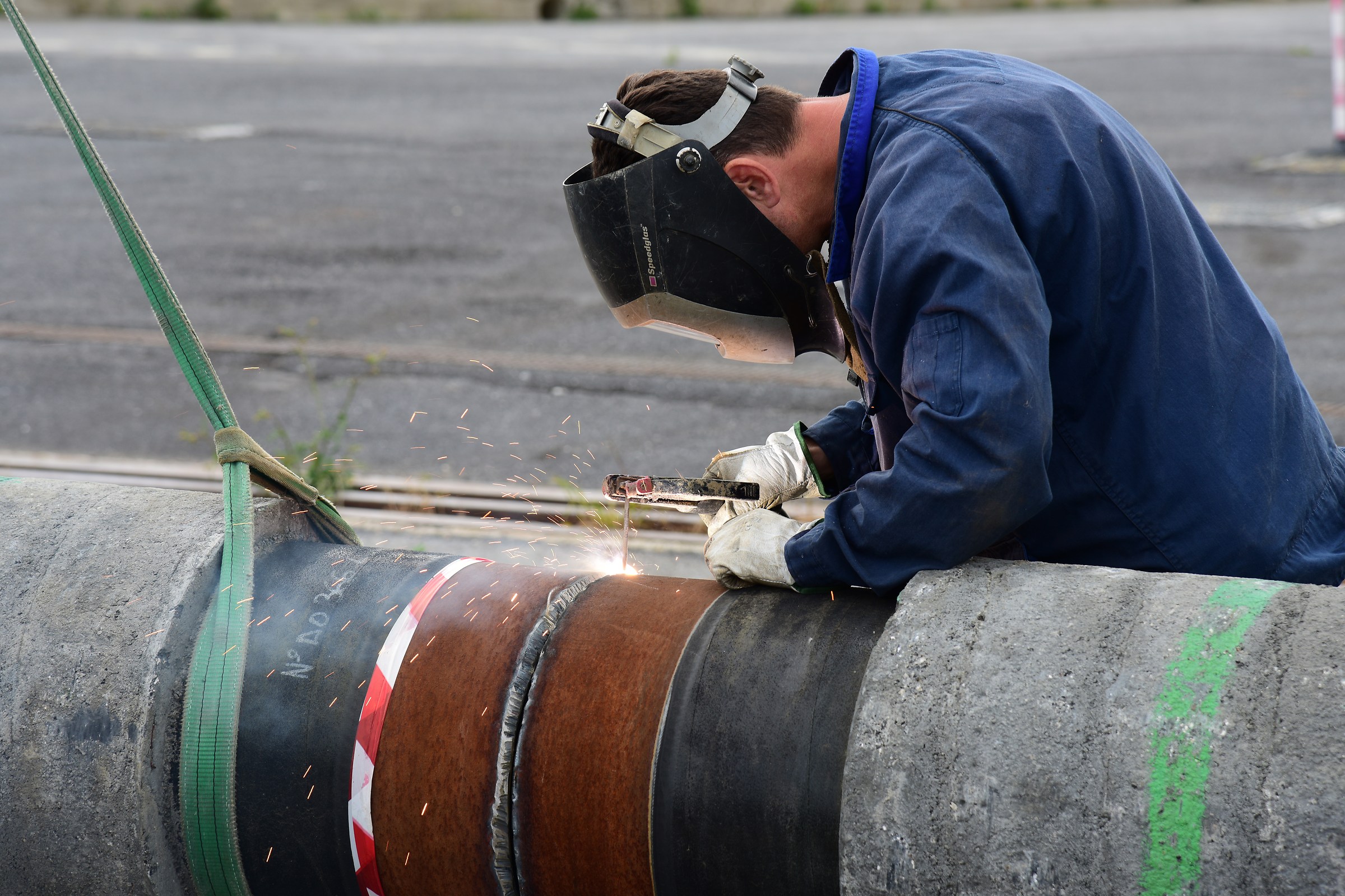 Welding pipes - Inspection on site