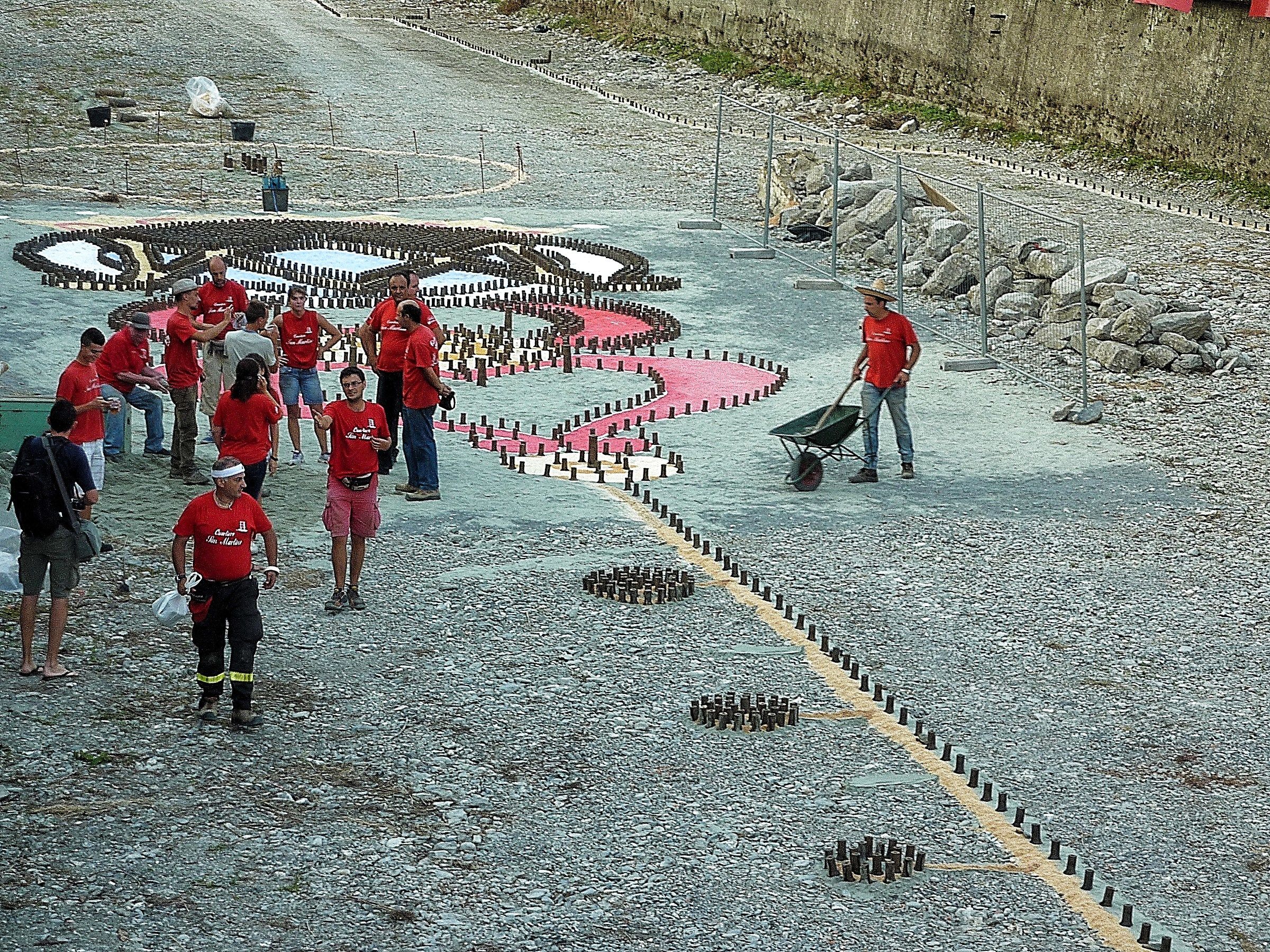 Gunfire on the river Recco (GE) party on September 8