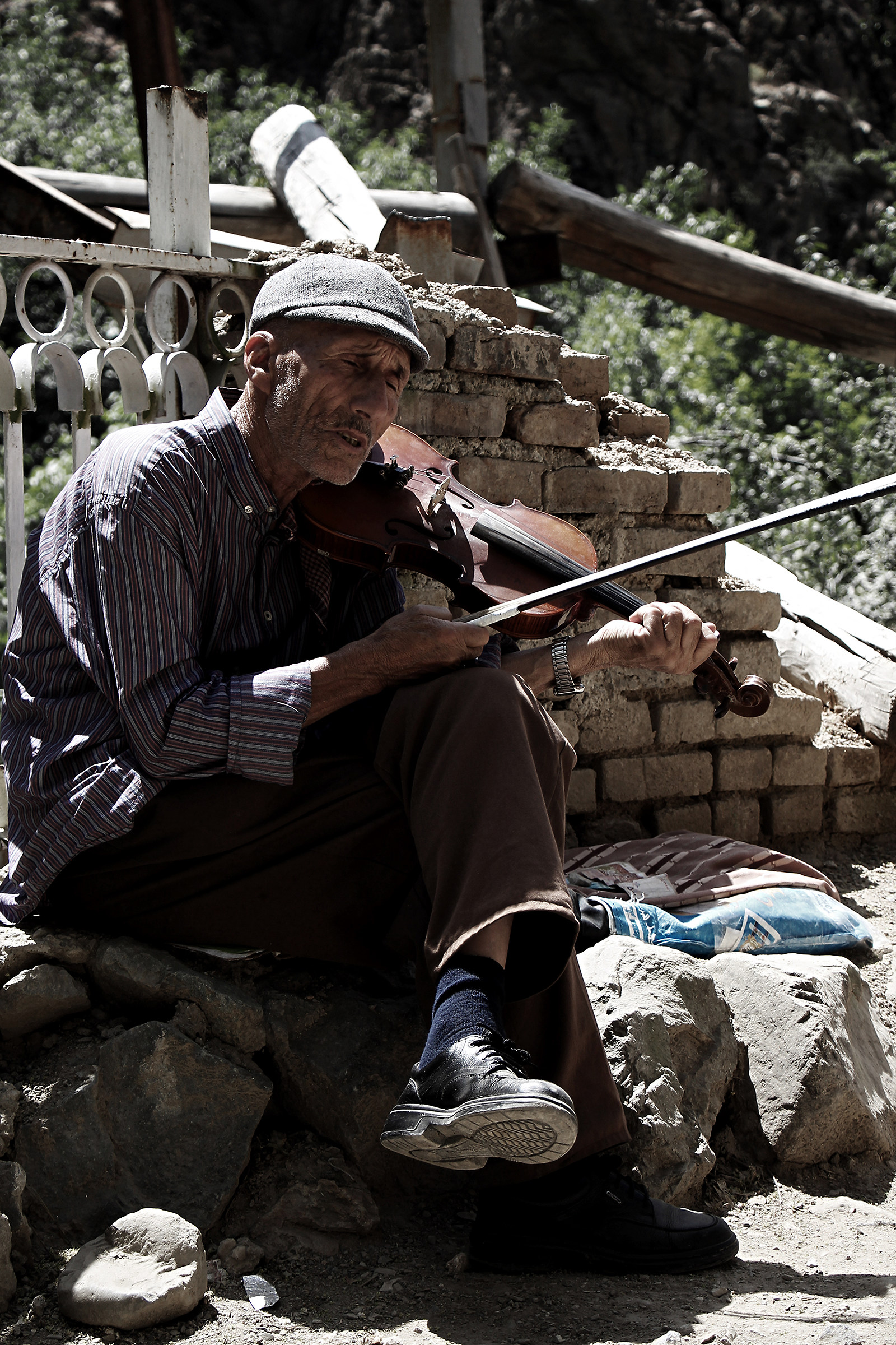 il musicista di strada