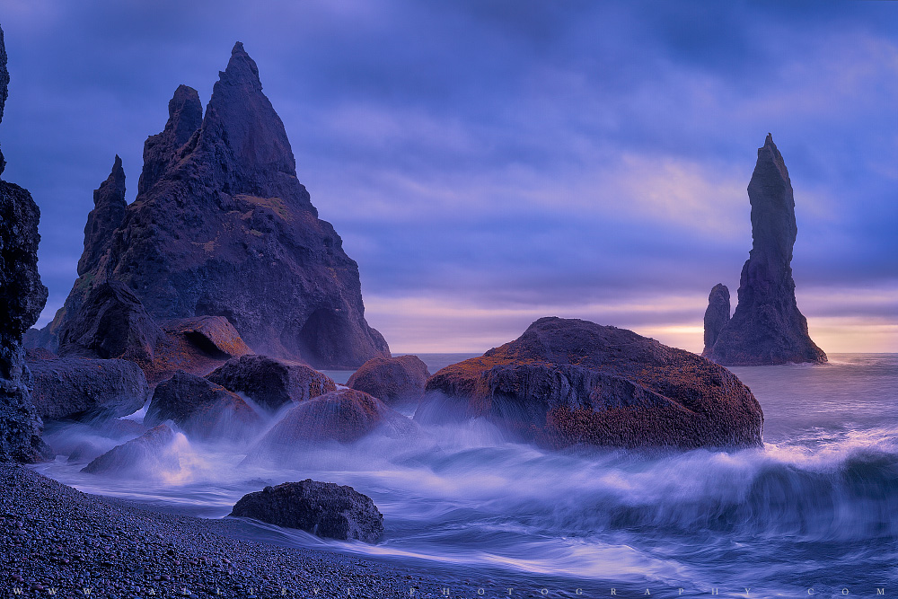 Reynisdrangar sea stacks
