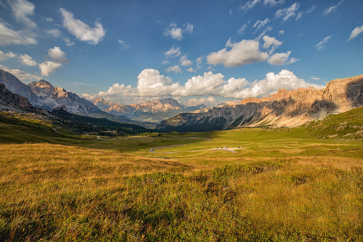 Panorama dal Passo Giau