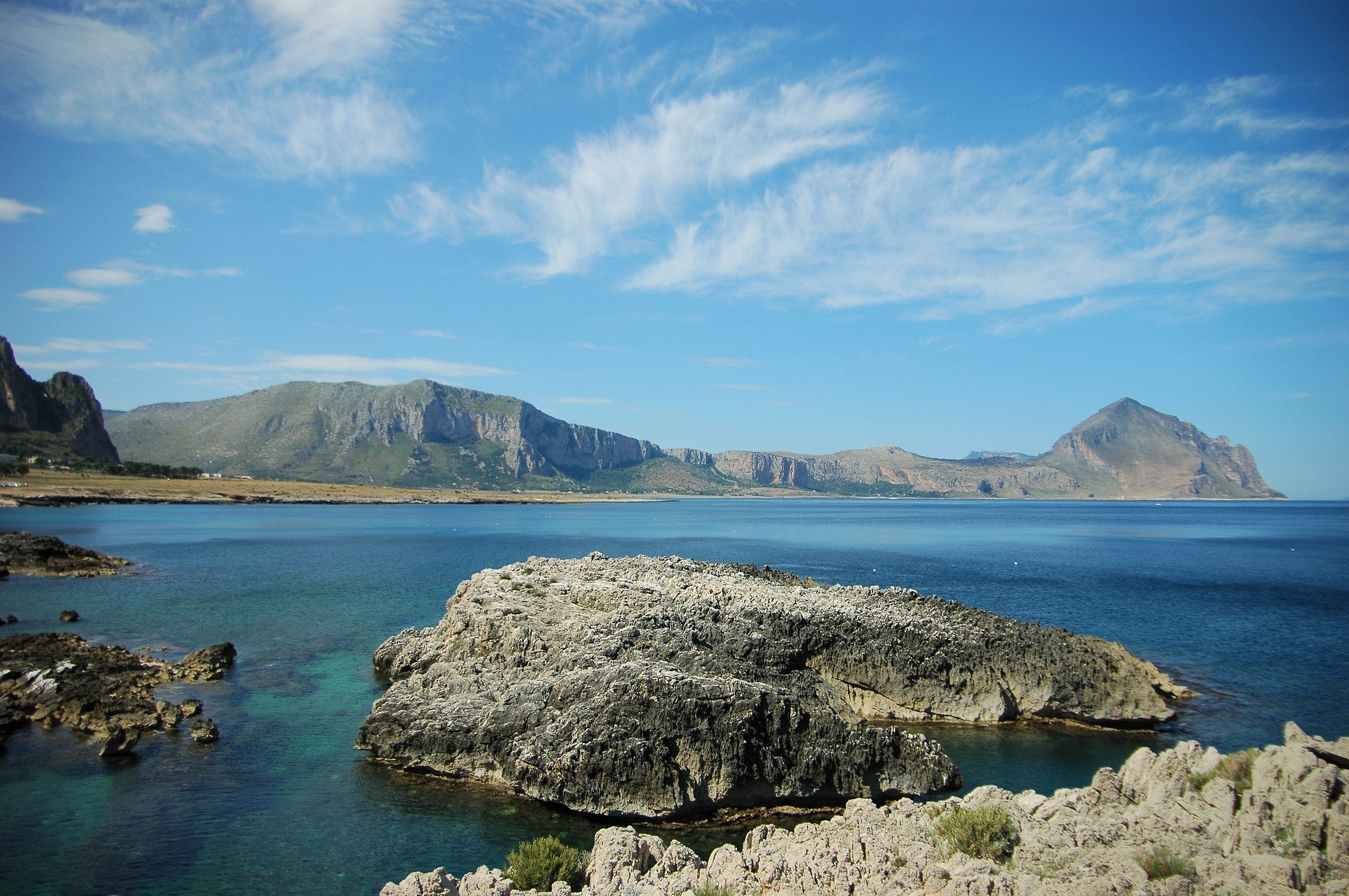 Monte Cofano visto da baia Santa Margherita