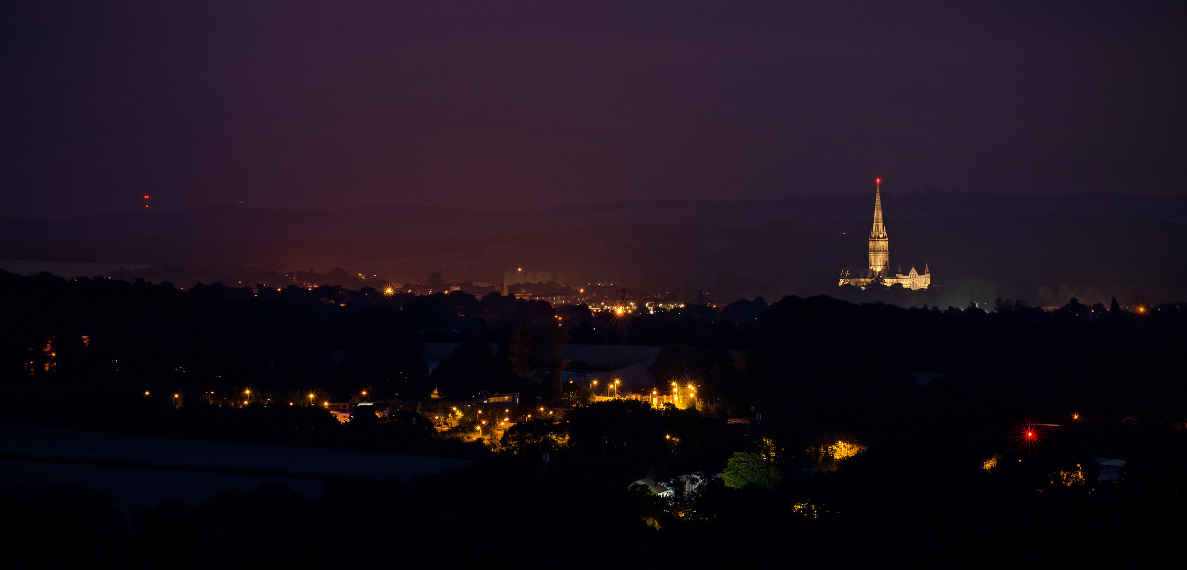 Salisbury Cathedral and Dean Hill