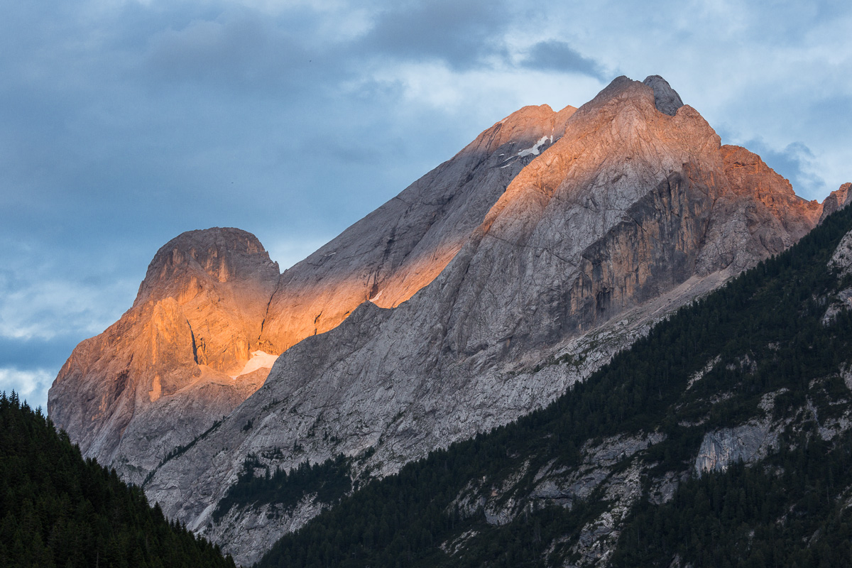 Tramonto sul Gran Vernel...