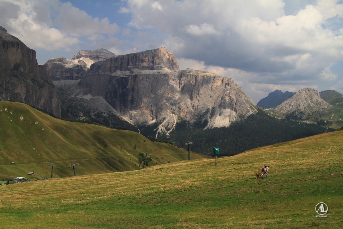 Overview of Sass Pordoi