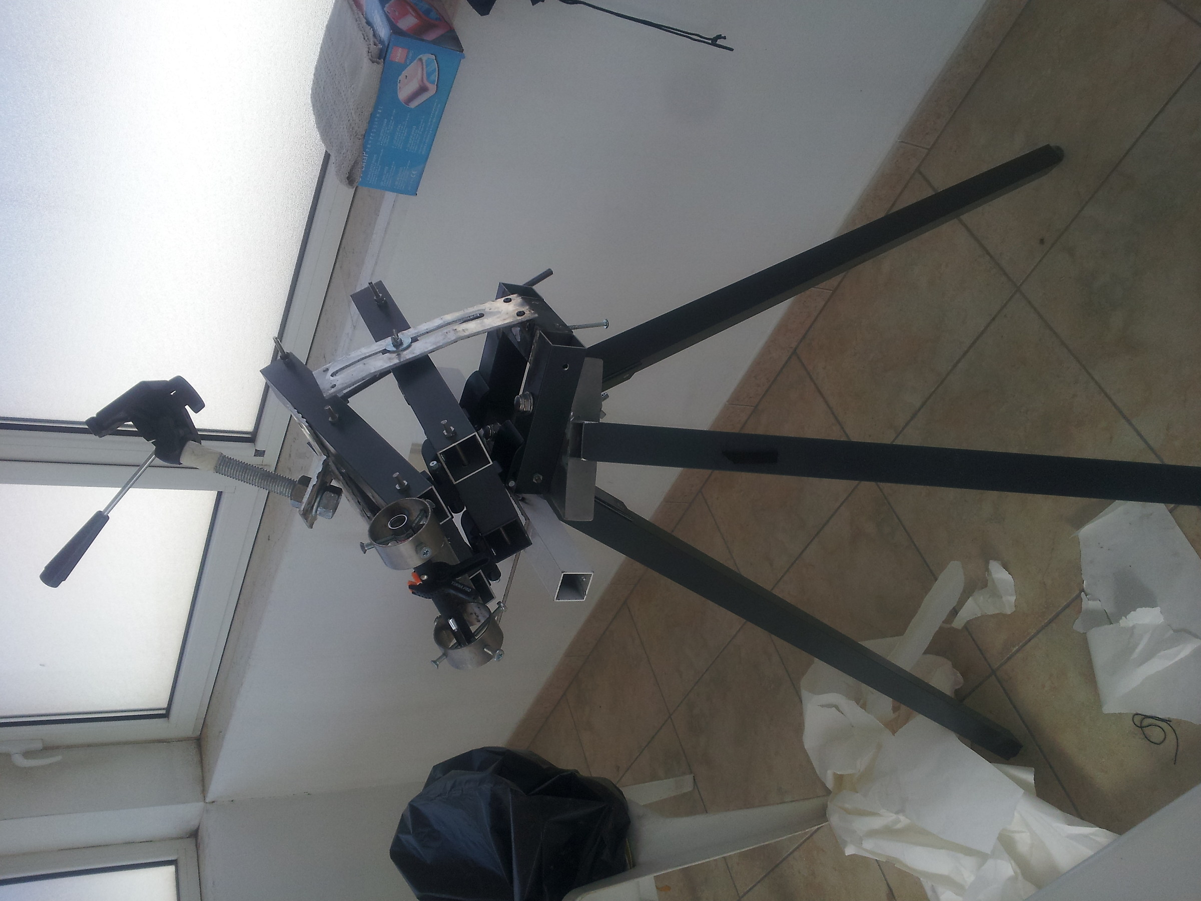 added aluminum tripods