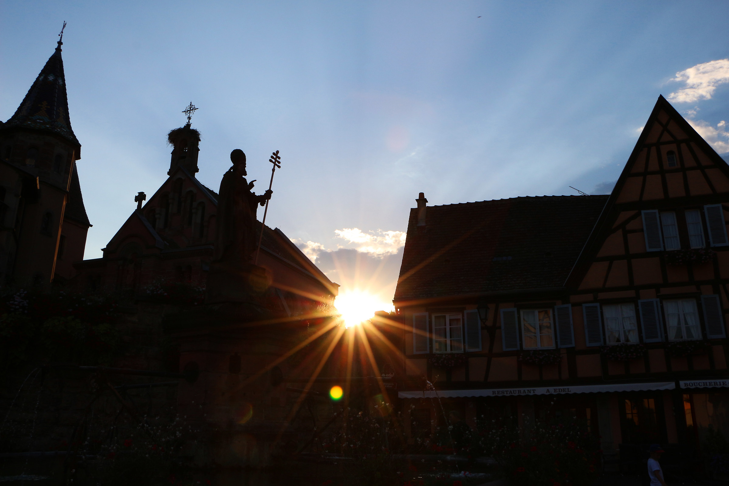 Sunset on Eguisheim
