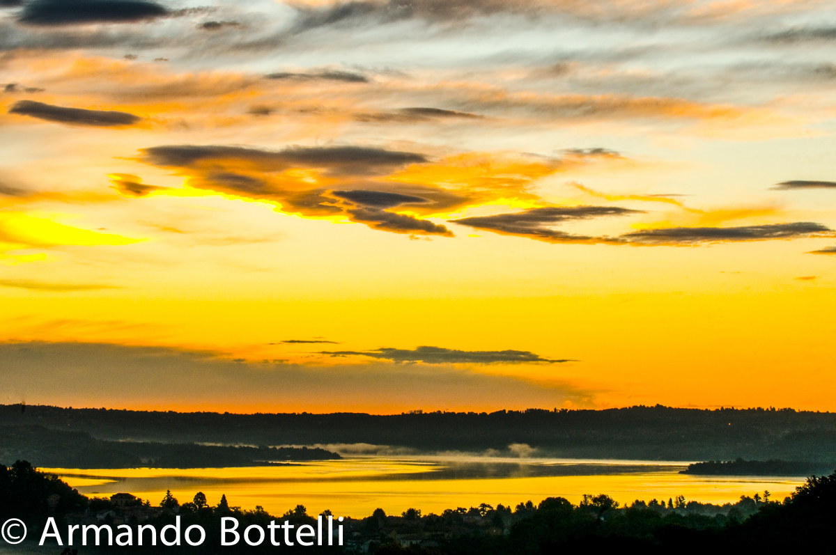 Sunrise on Lake Varese