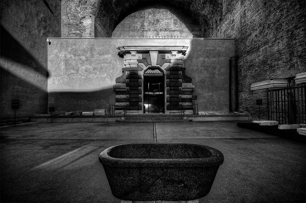 View of the Baths of Diocletian