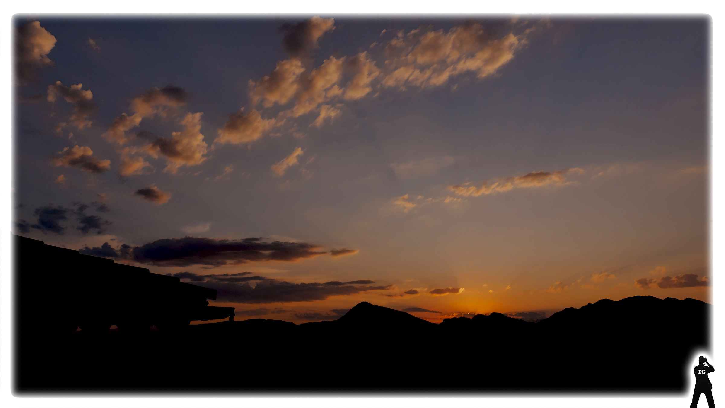 The usual sunset ...