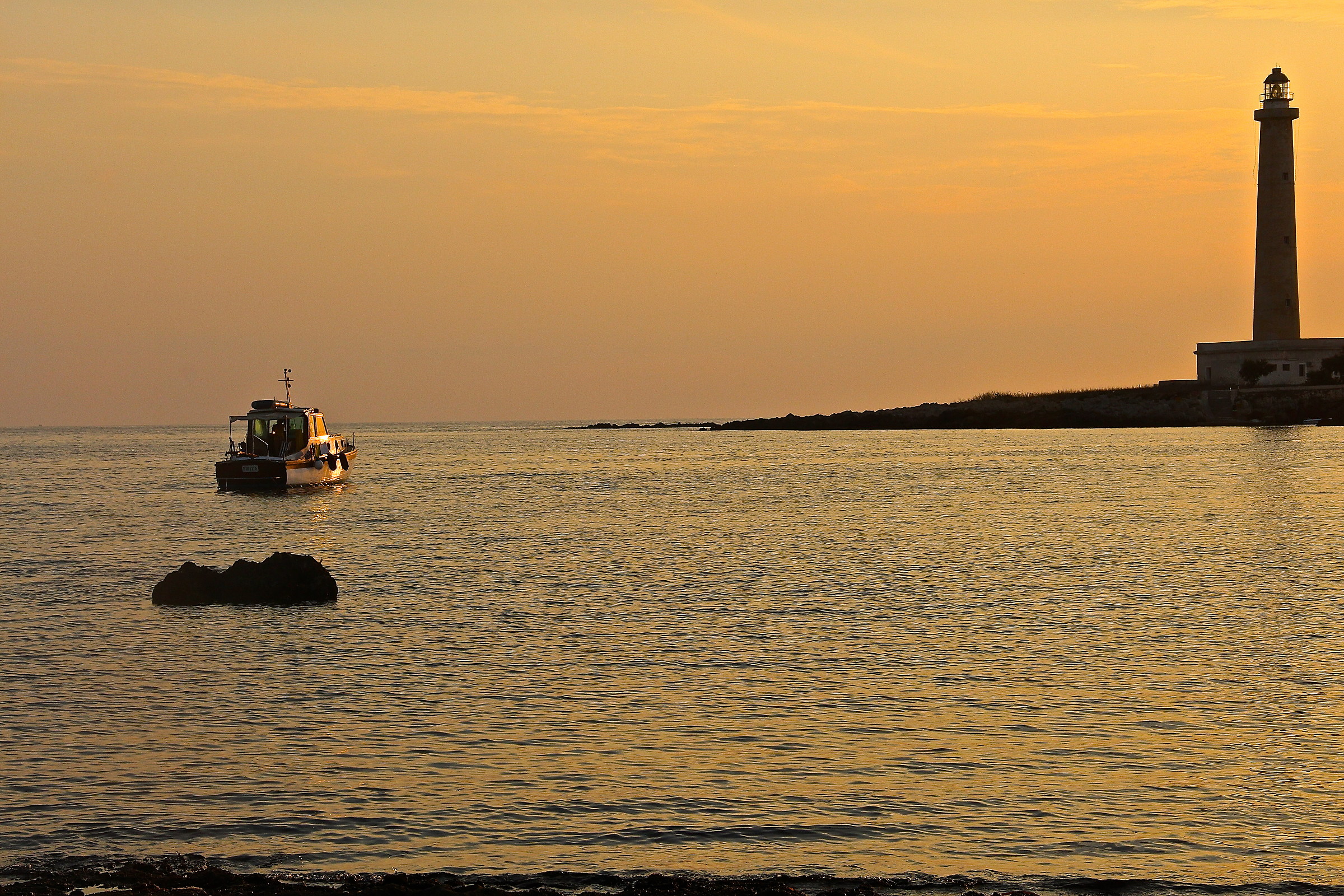 sunset at the lighthouse