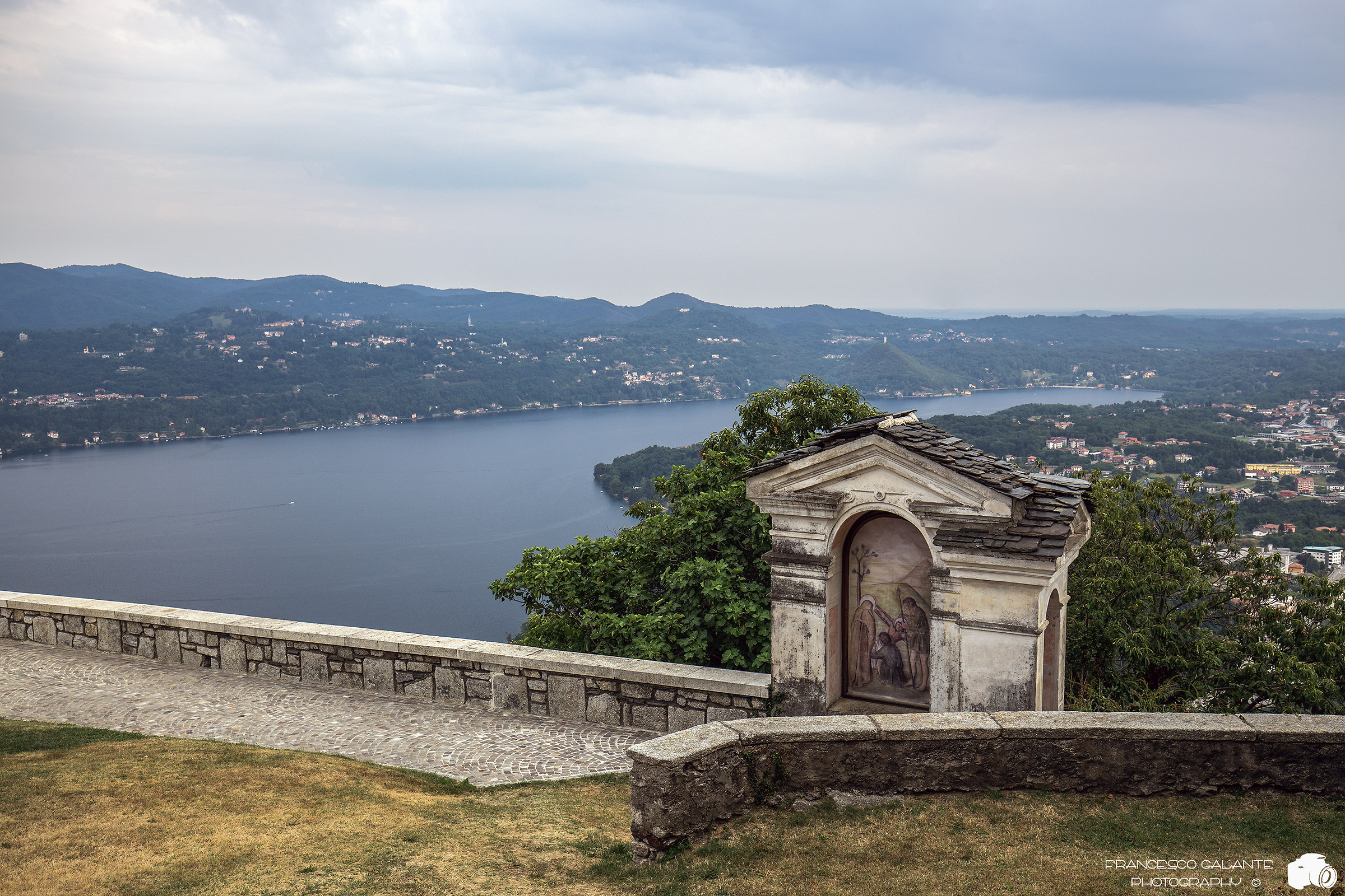 The Lake Orta from the Sanctuary of the Madonna Del Sasso