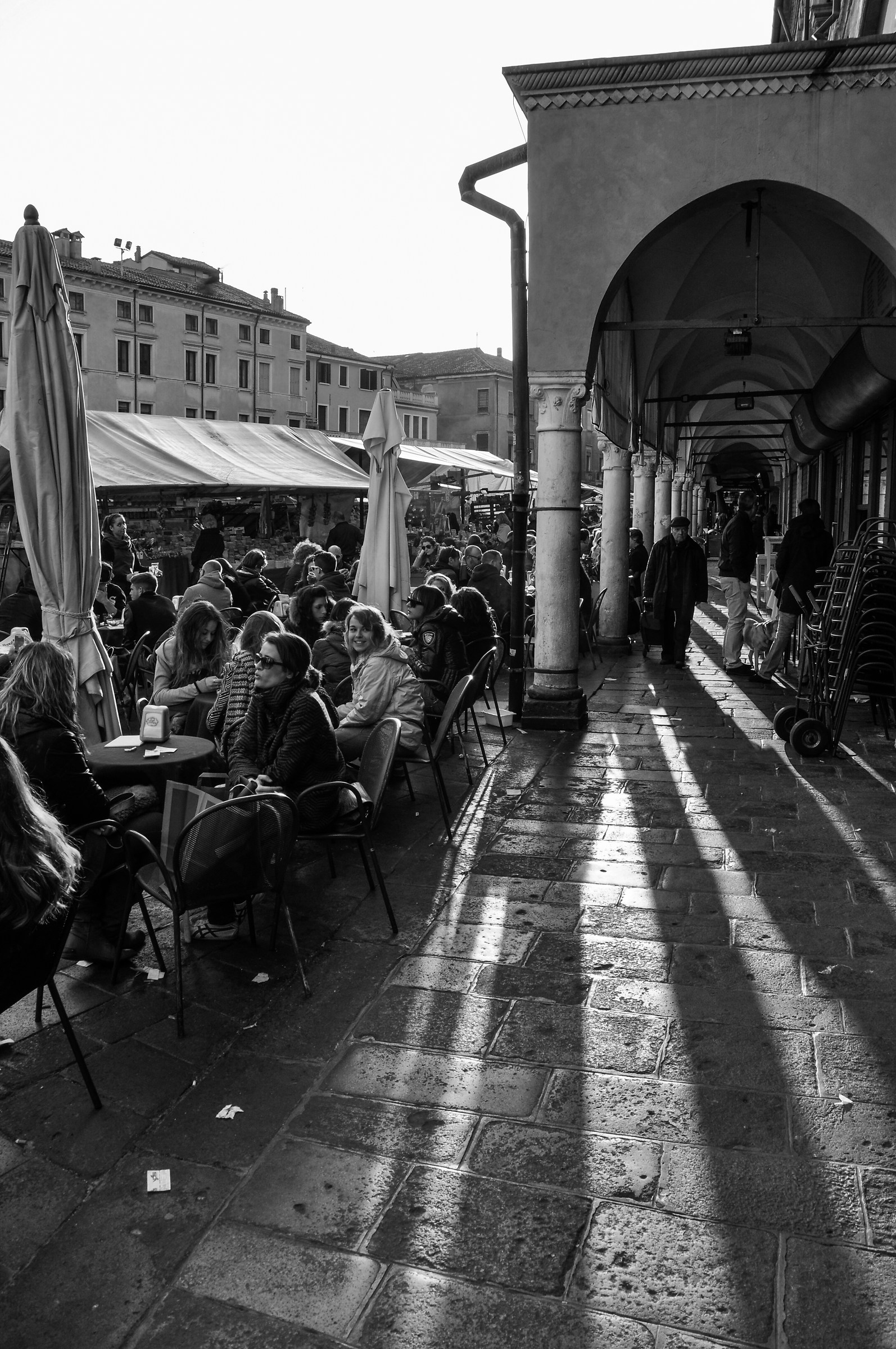 Shadows in Piazza delle Erbe