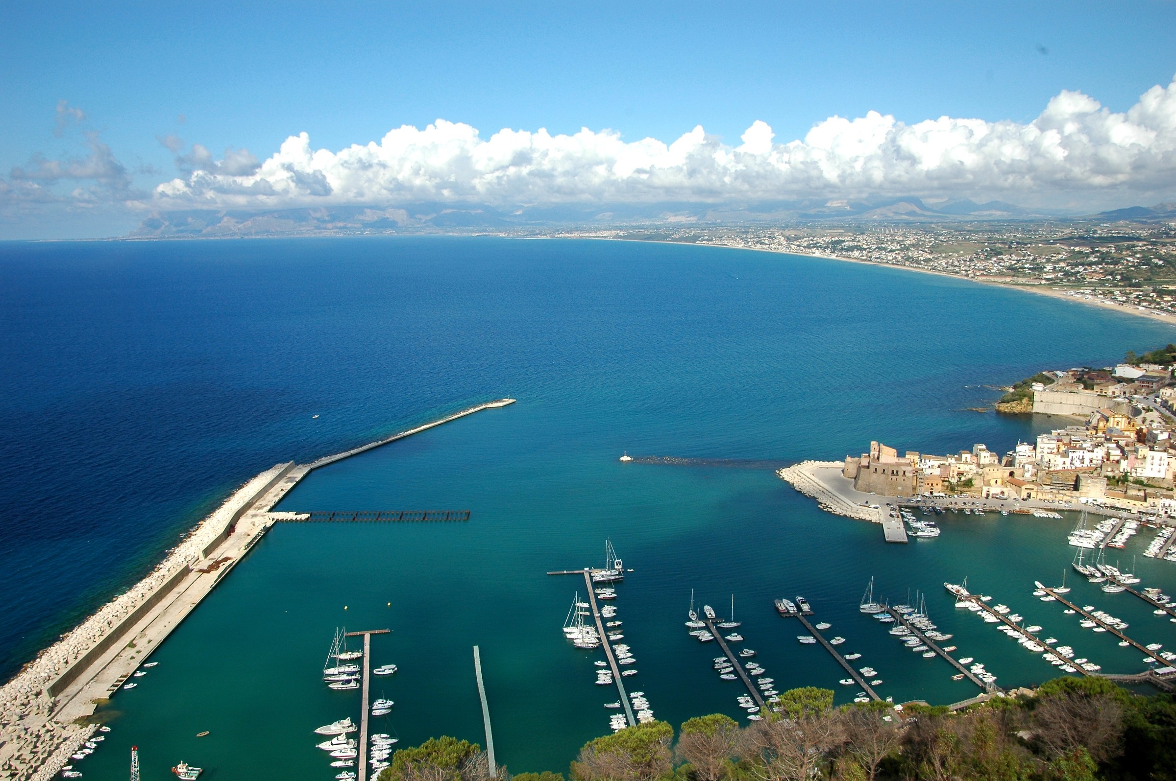View of Castellammare del Golfo