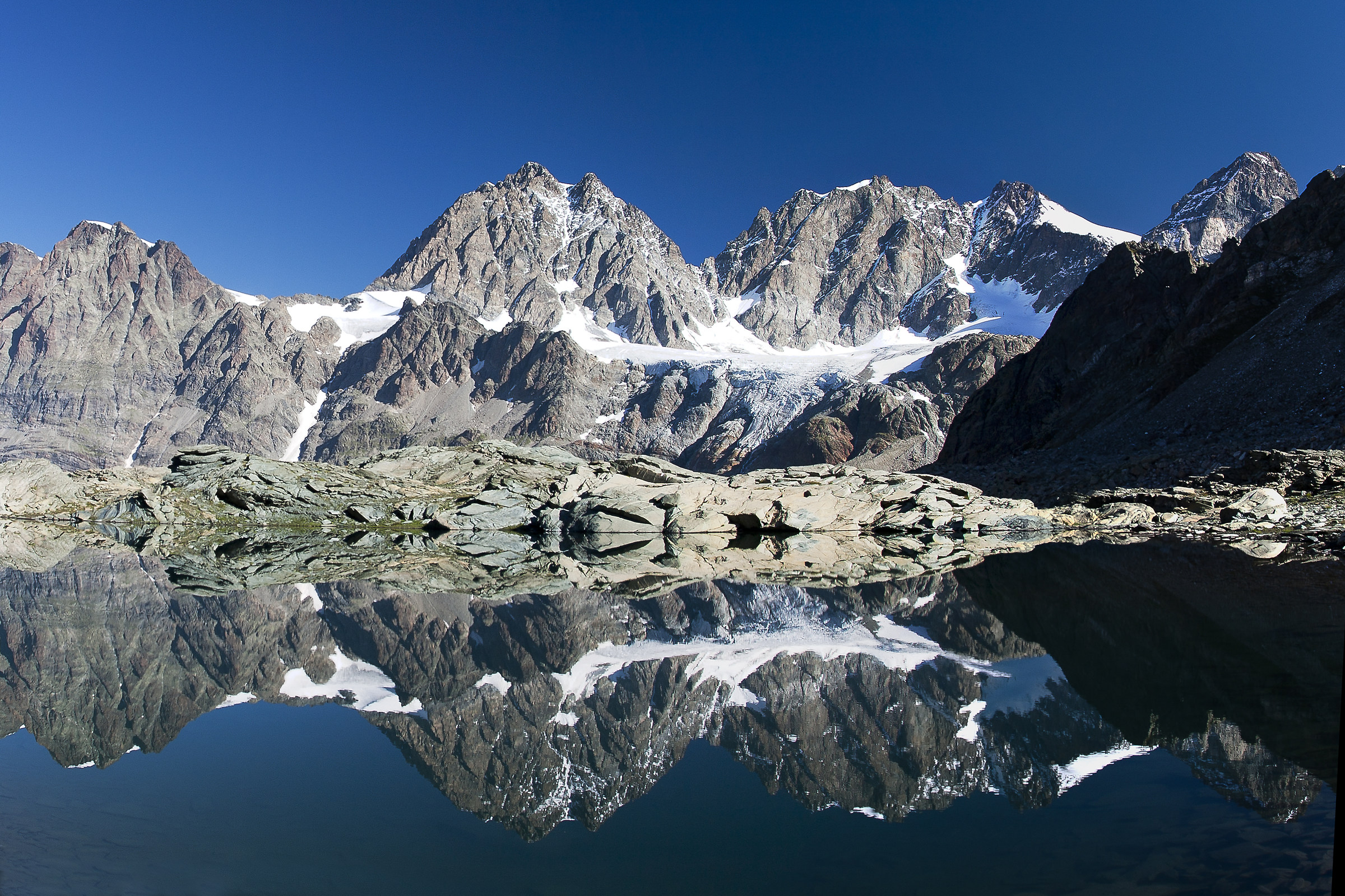 Bernina group in the mirror