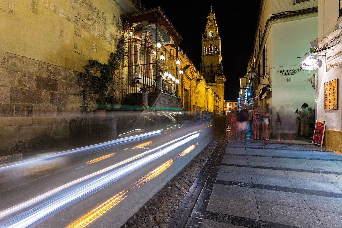 At the foot of the Mezquita