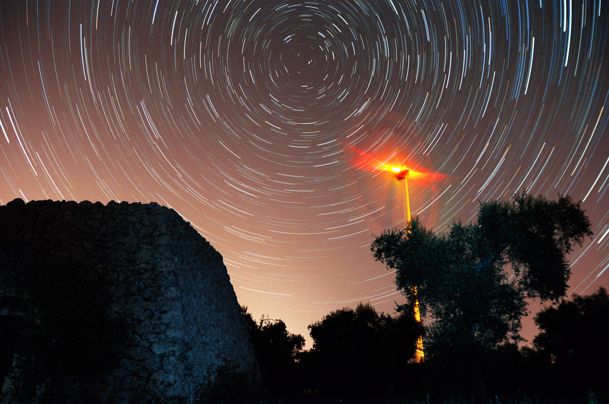 Startrail - Carpignano Salentino (Lecce) 20150718