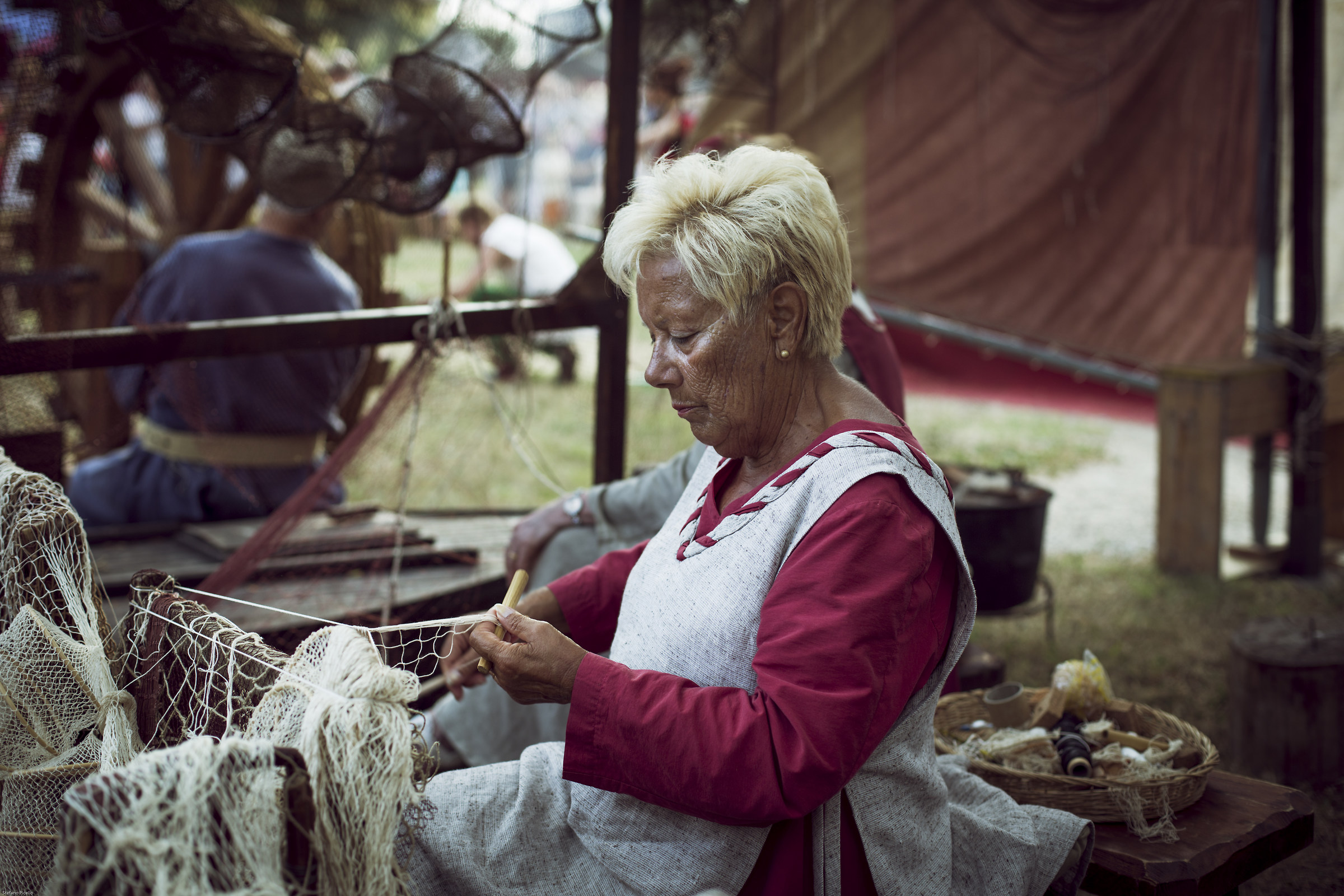 Festa medievale Correzzola. La Tessitrice
