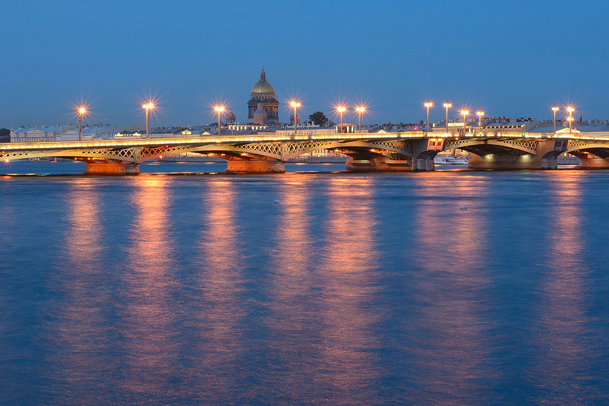 Blue Hour in St. Petersburg