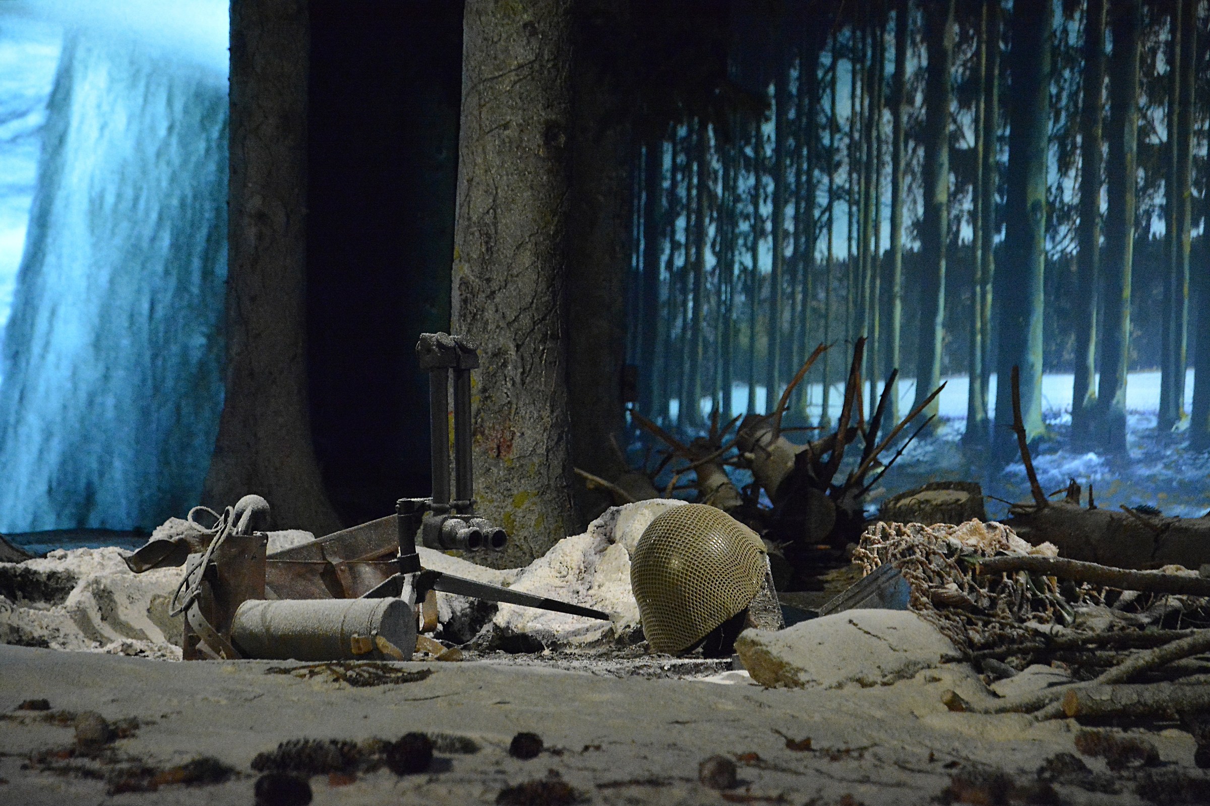 Bastogne War museum-foxhole