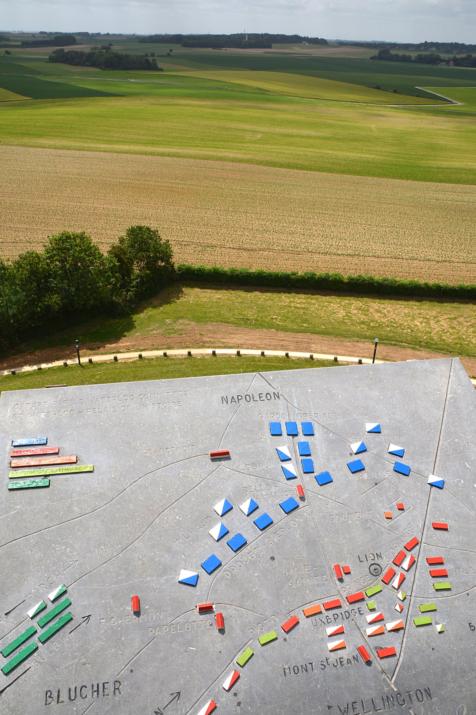 Lo schieramento della battaglia