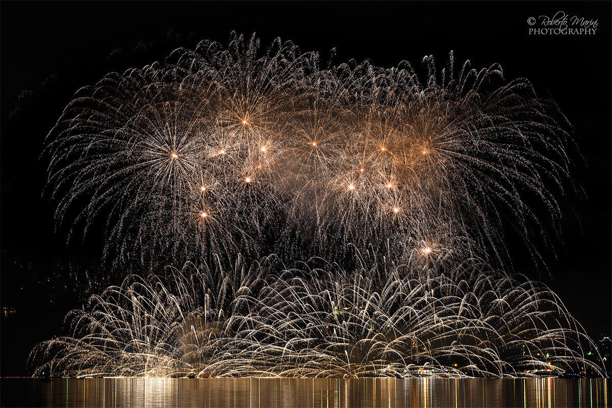 Fireworks Lake Pusiano 2015 **