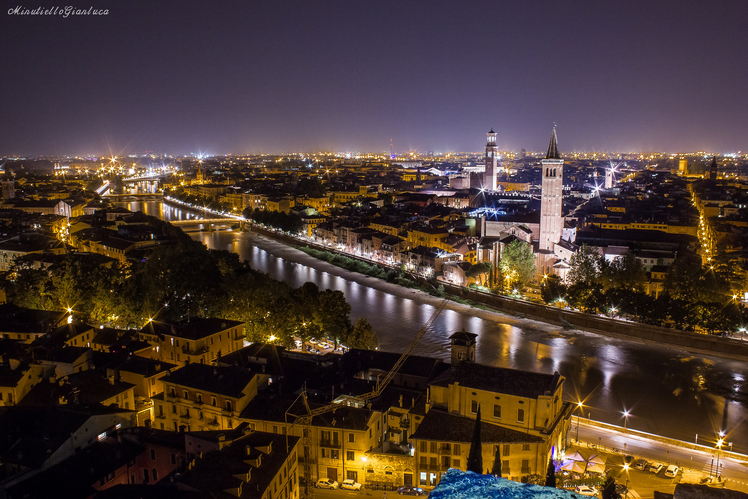 Verona by night