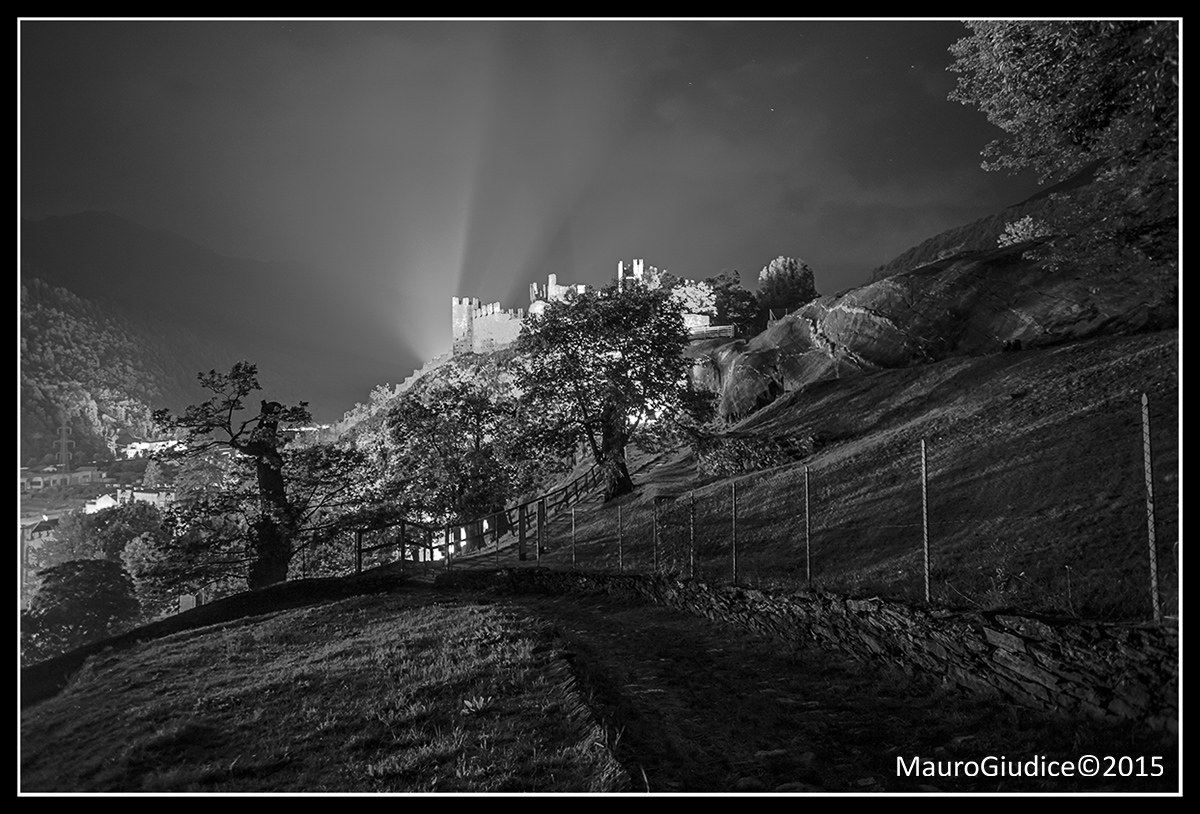 The impressive castle of Grosio