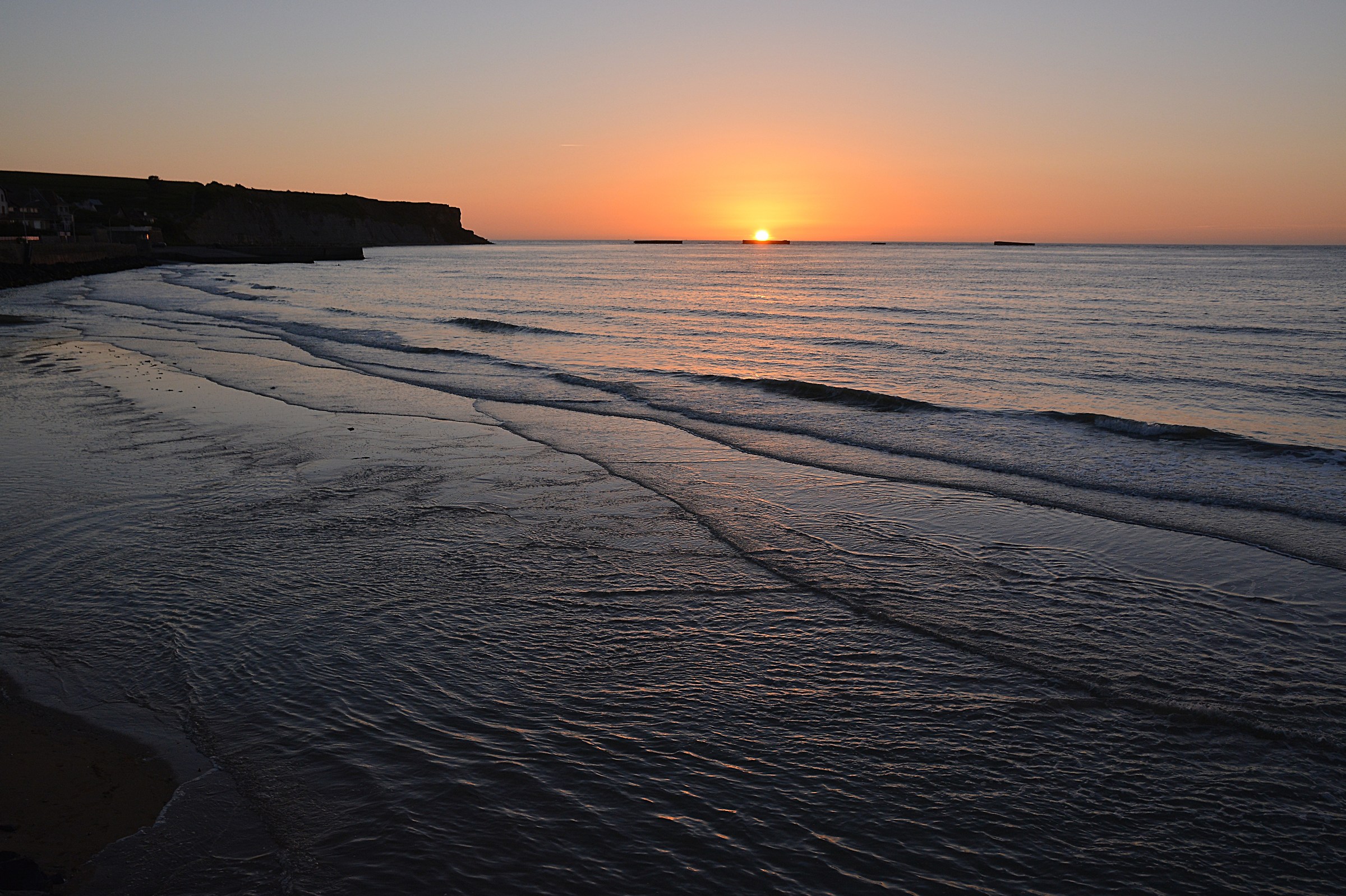 Arromanche  tramonto