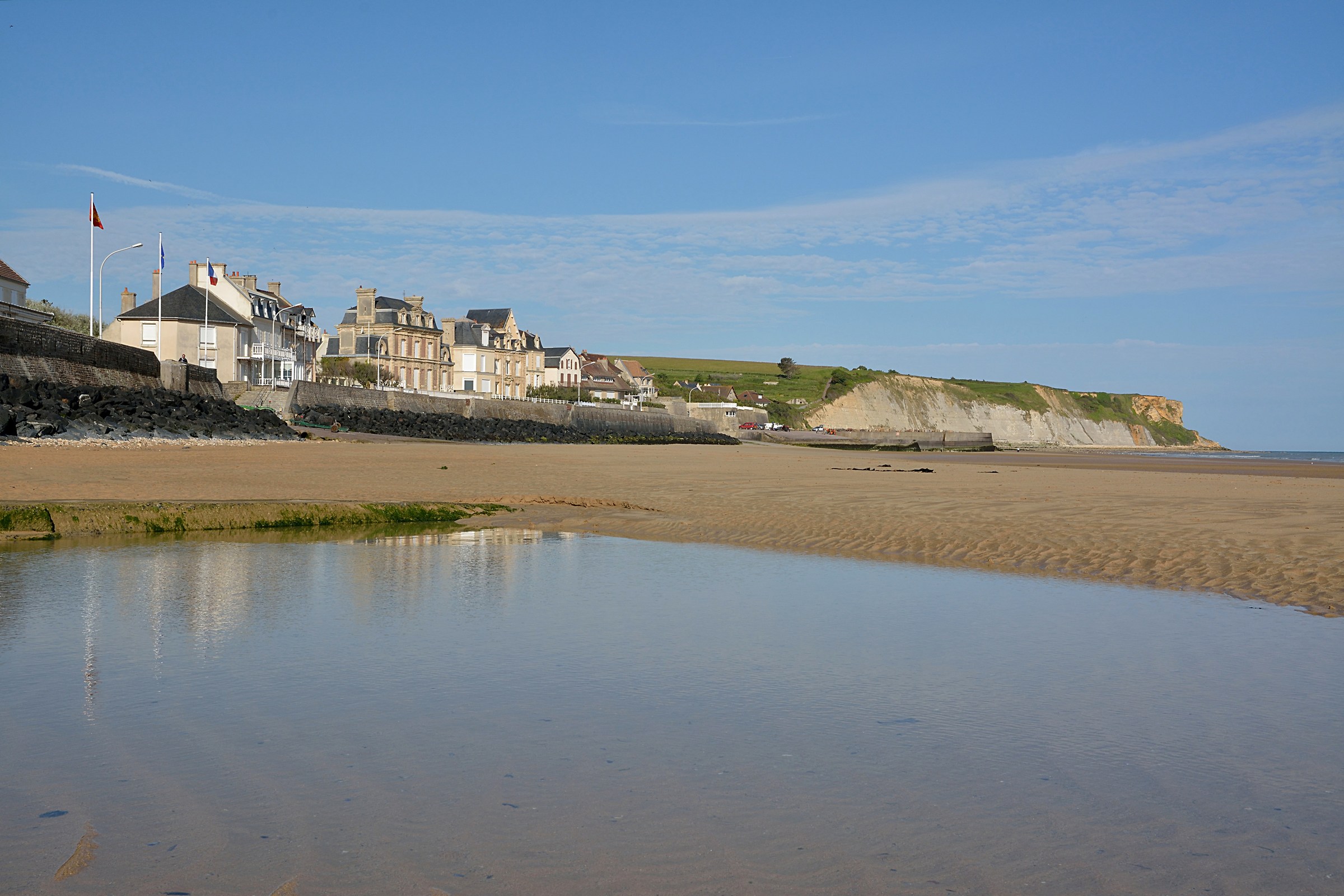 Arromanche the tide