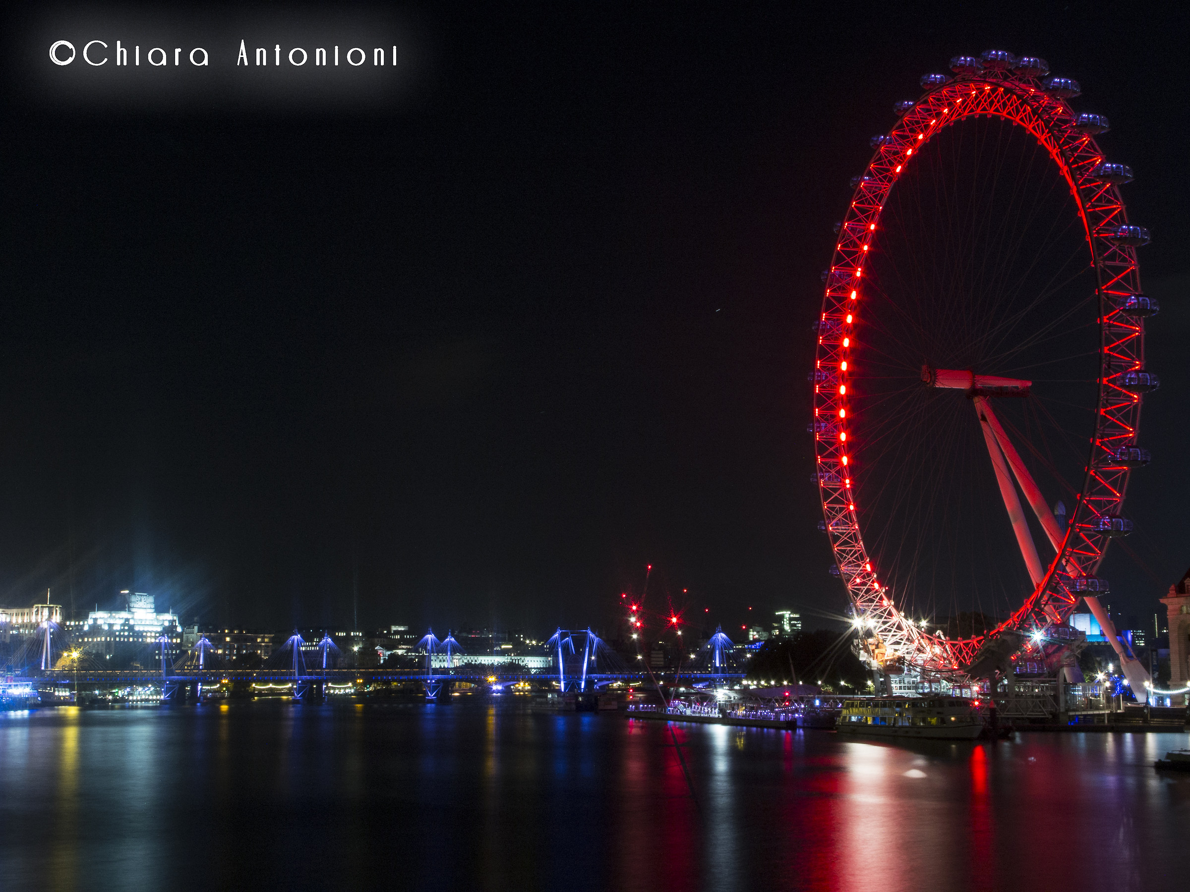 london eye by night