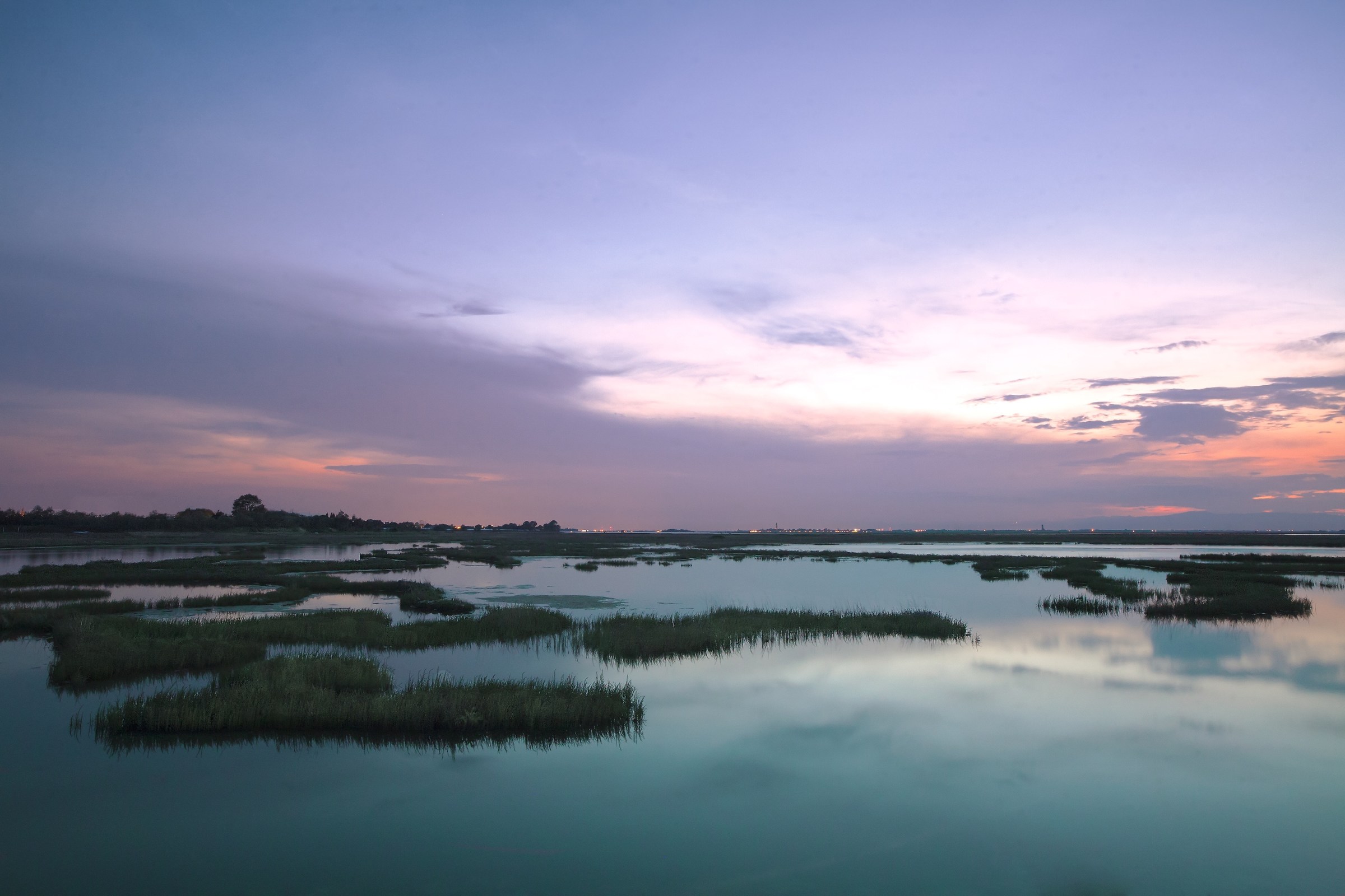 Tramonto in Barena a Lio Piccolo