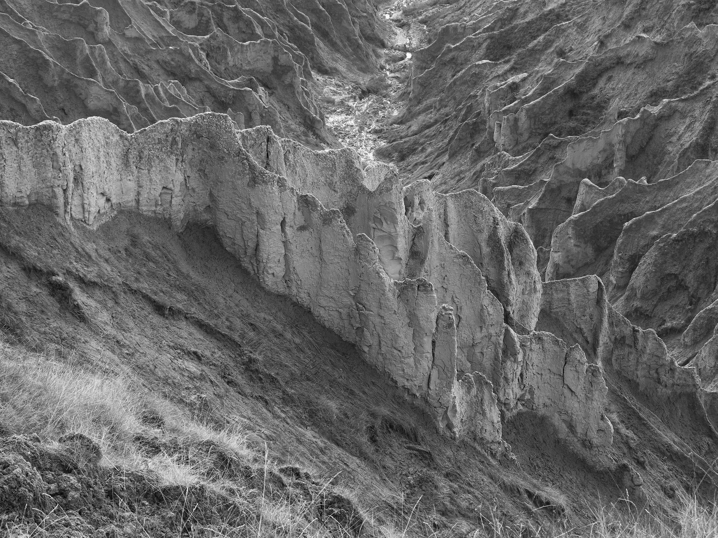 Ravine of the badlands.