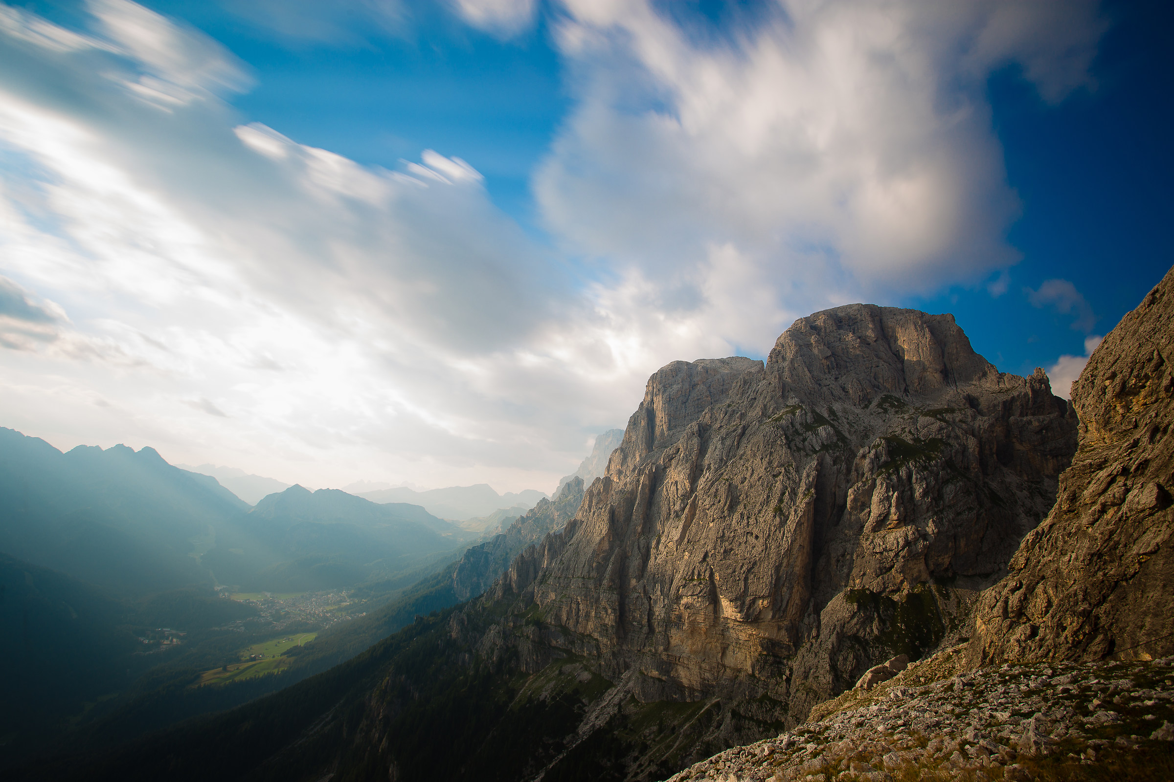 San Martino di Castrozza from the Veil of Our Lady