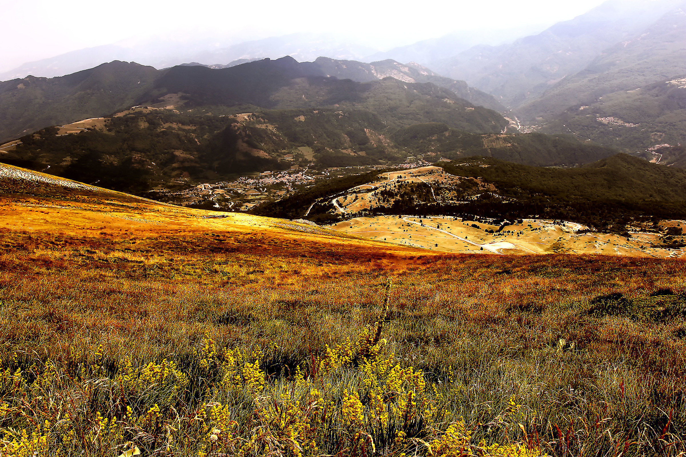 The view from the Sibillini
