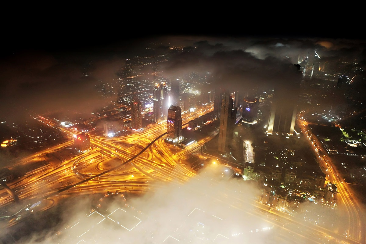 dubai view from above