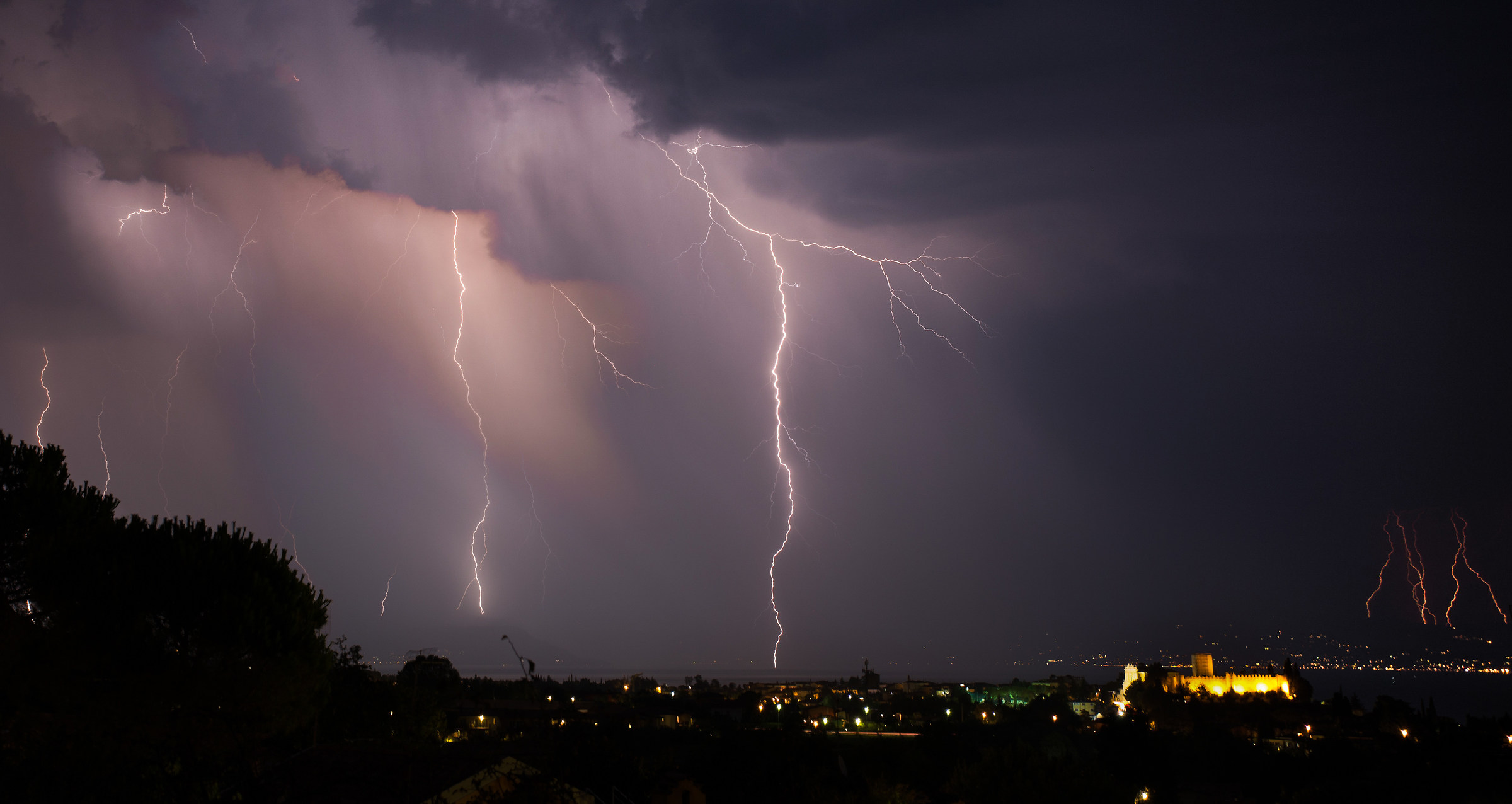 Storm on Garda Lake