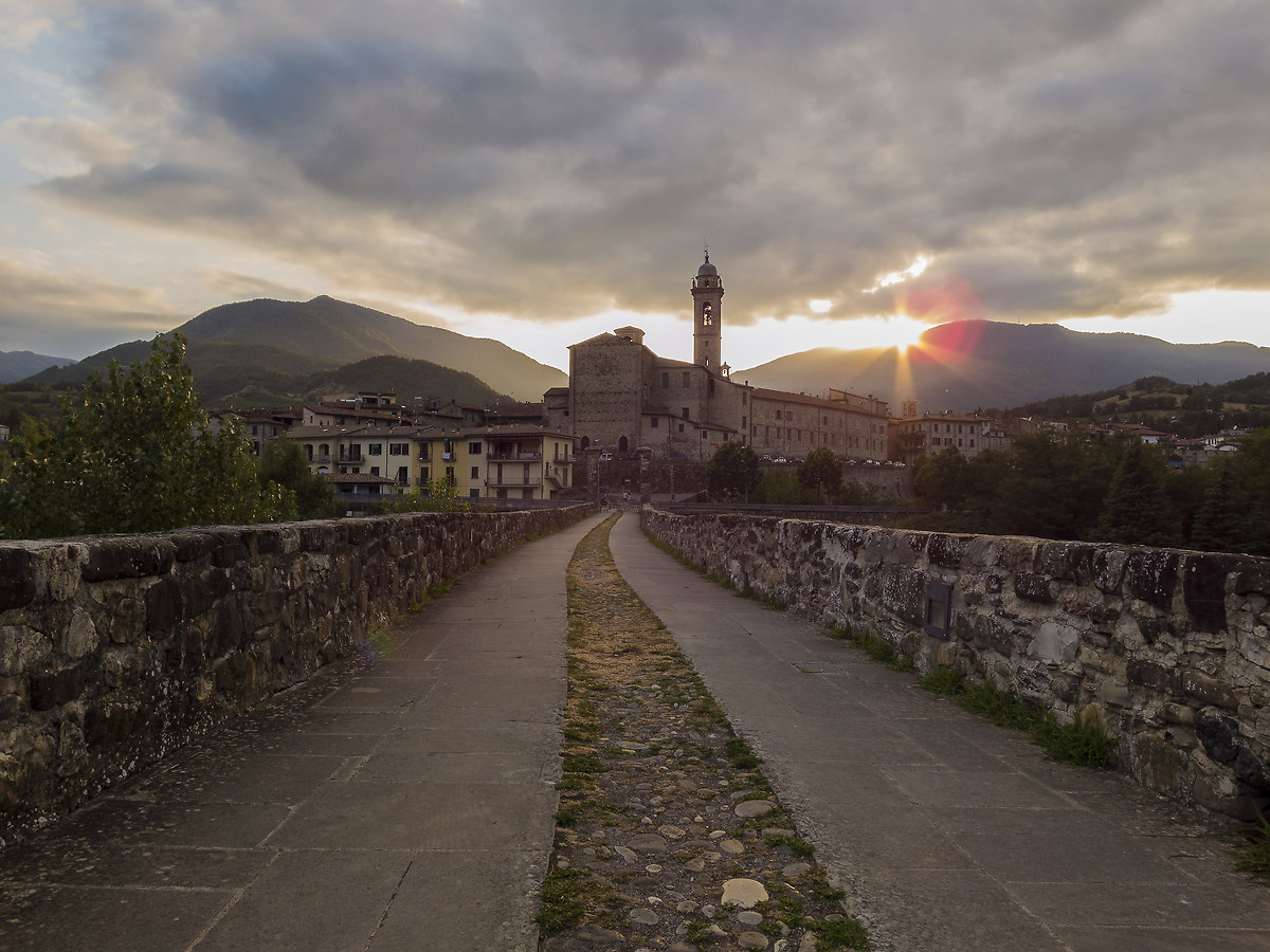 Bobbio in a lovely light