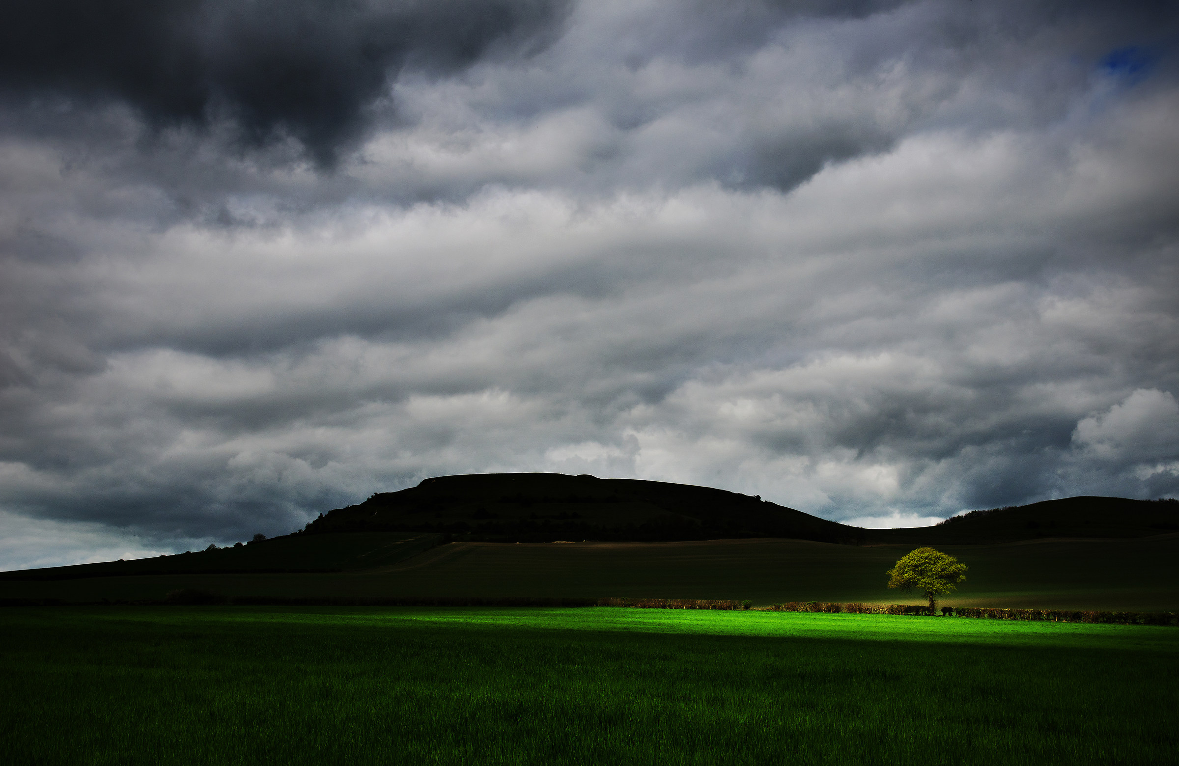 Cley Hill, nel profilo