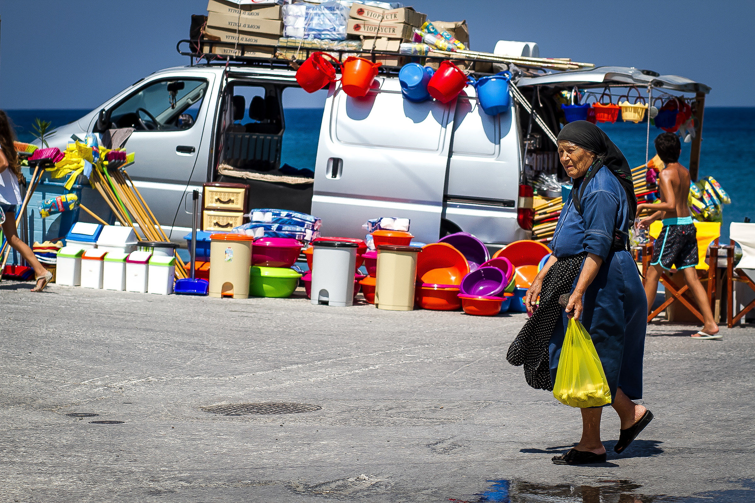 On the streets of Diafani