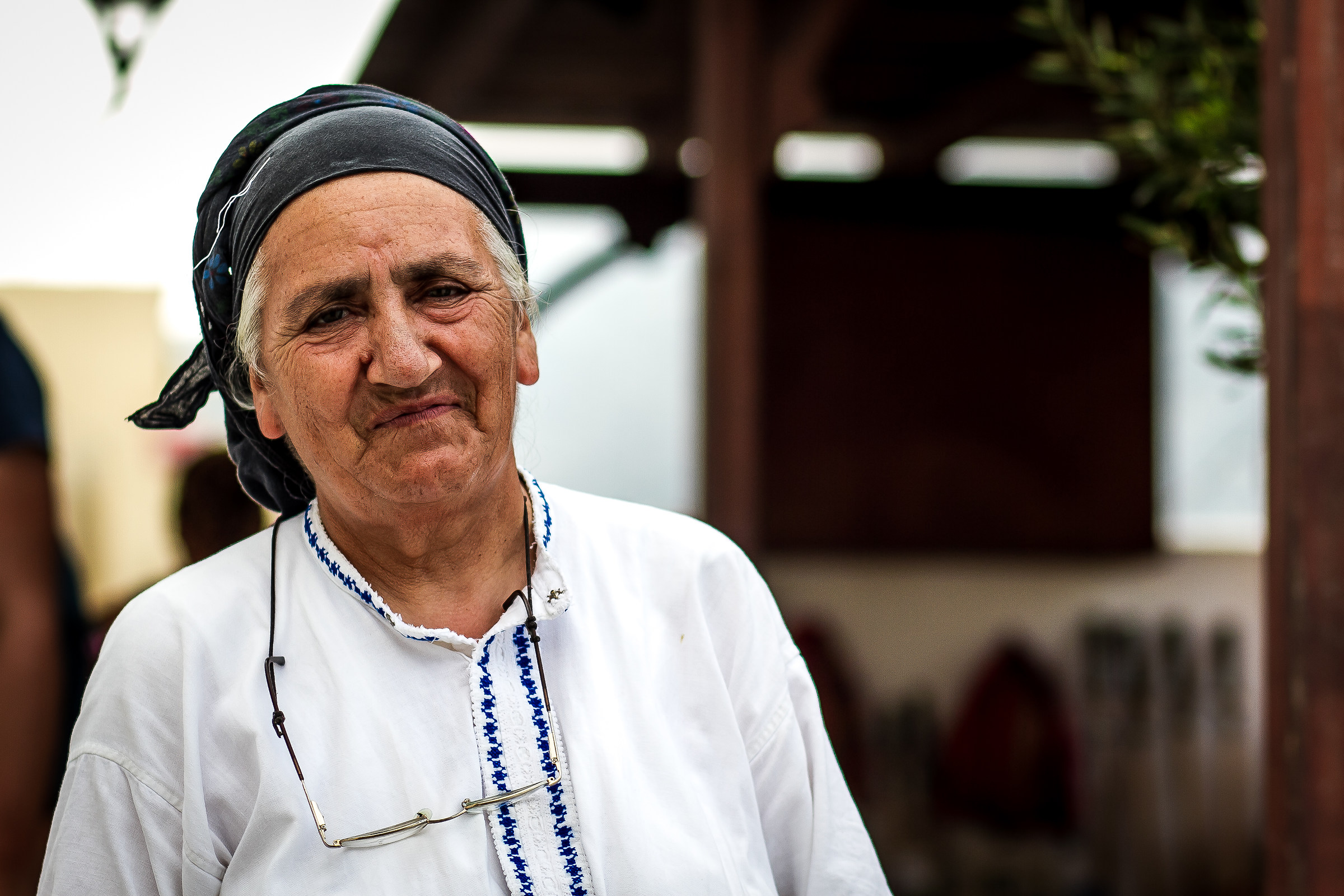 Lady in traditional dress