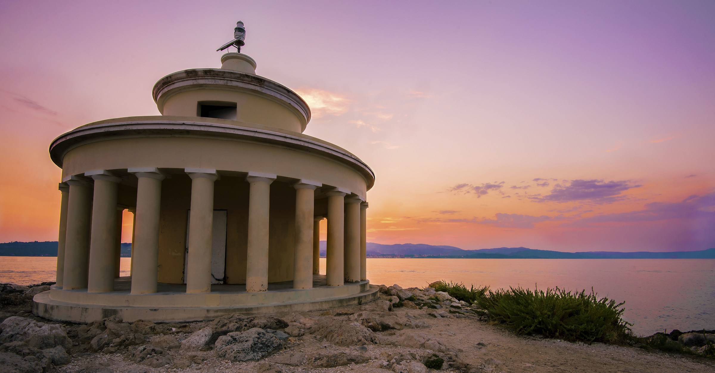 Tramonto al faro di S. Teodoro, Cefalonia